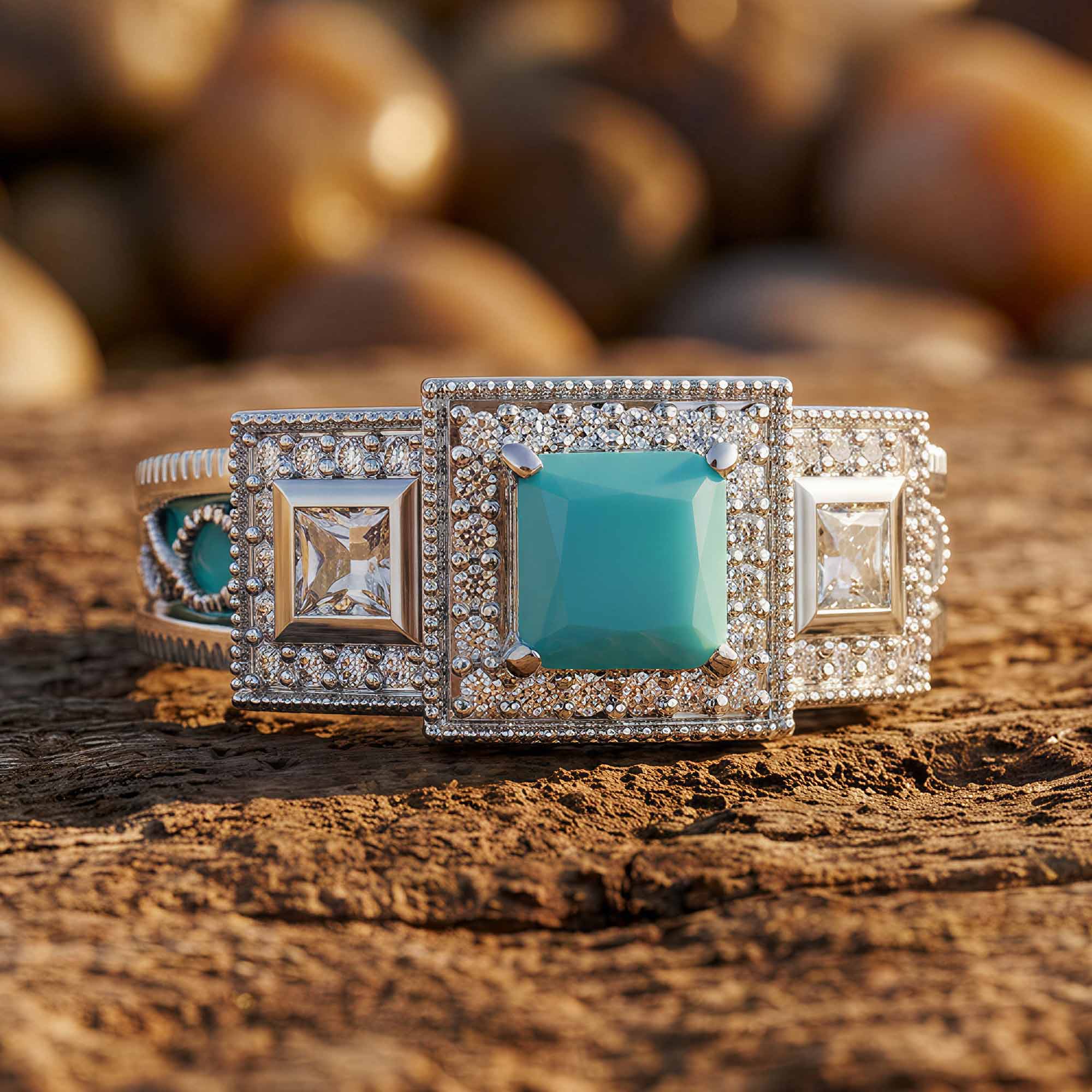 Azure Lighthouse Ring - Turquoise