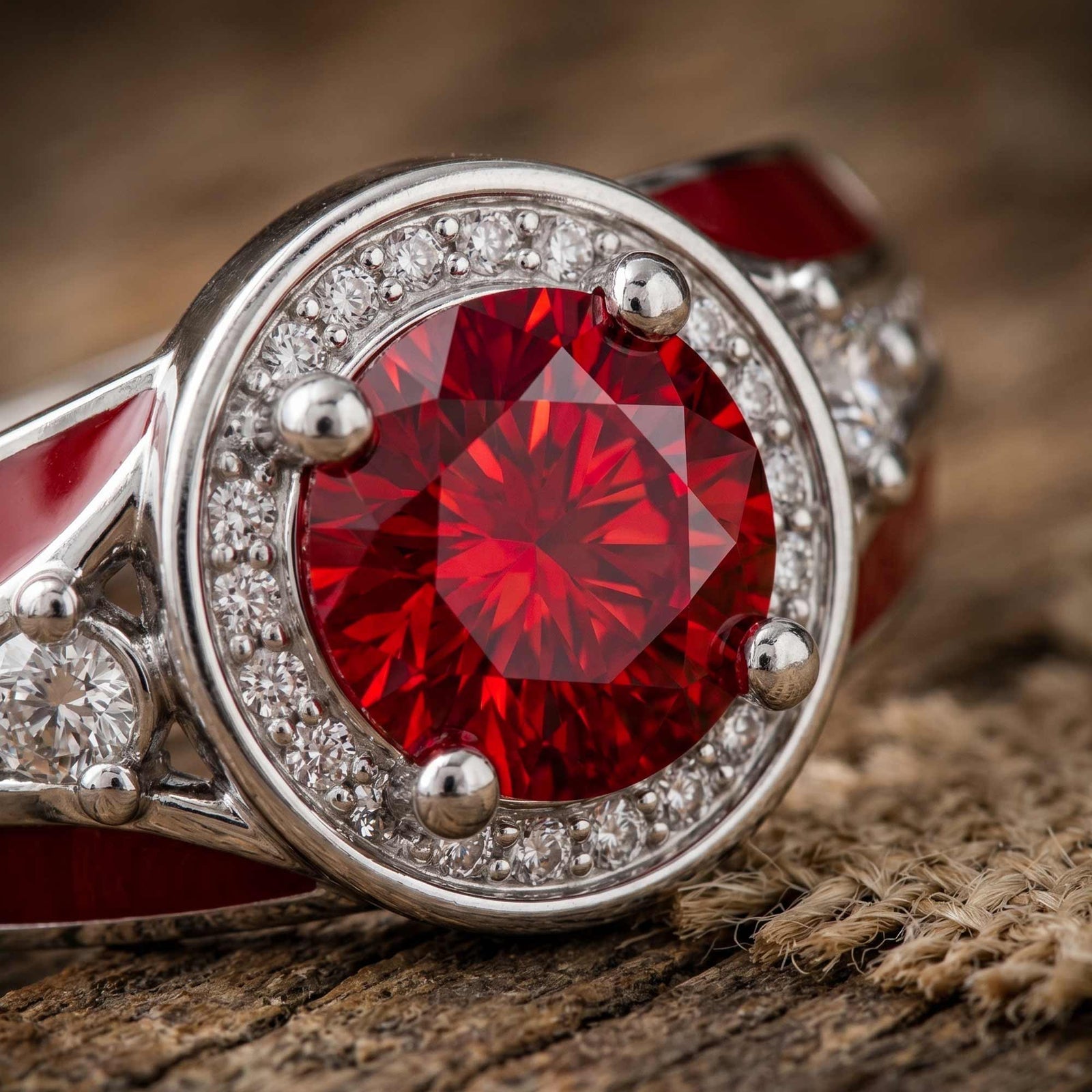 Brave Belt Ring - Ruby