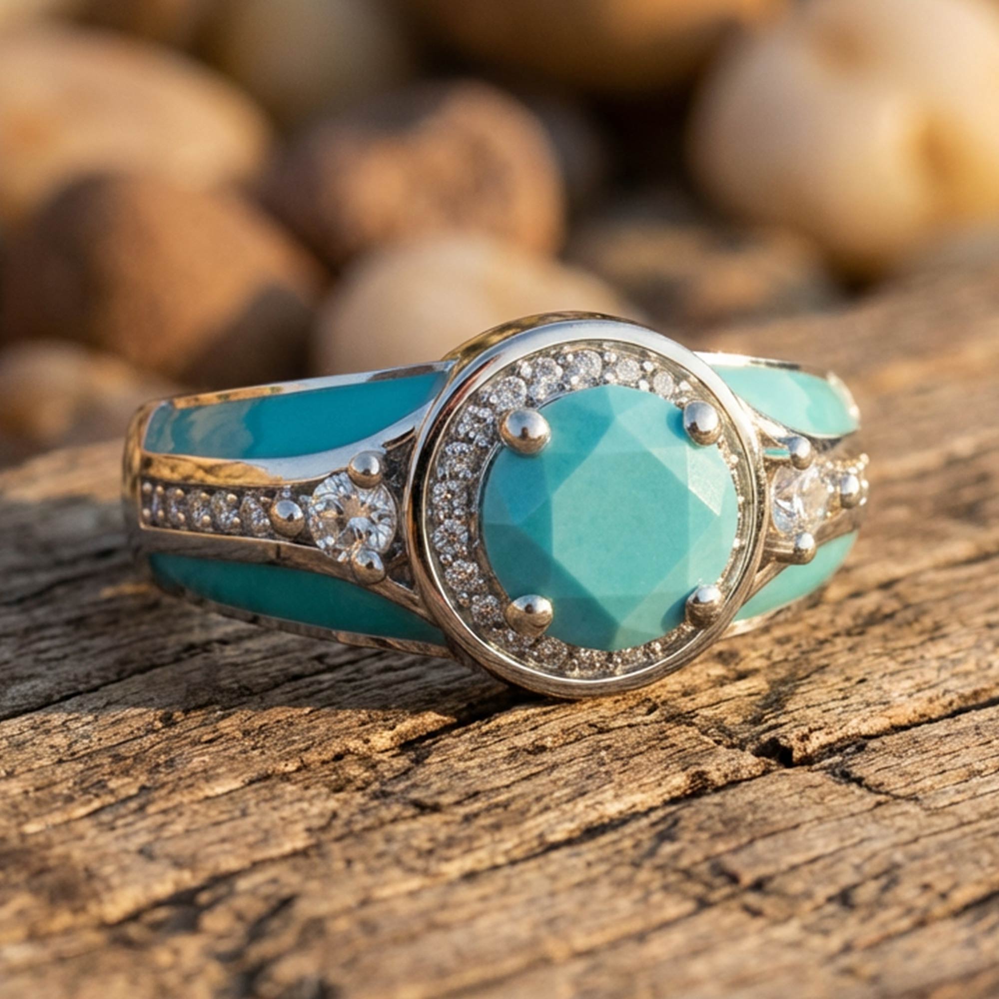 Brave Belt Ring - Turquoise