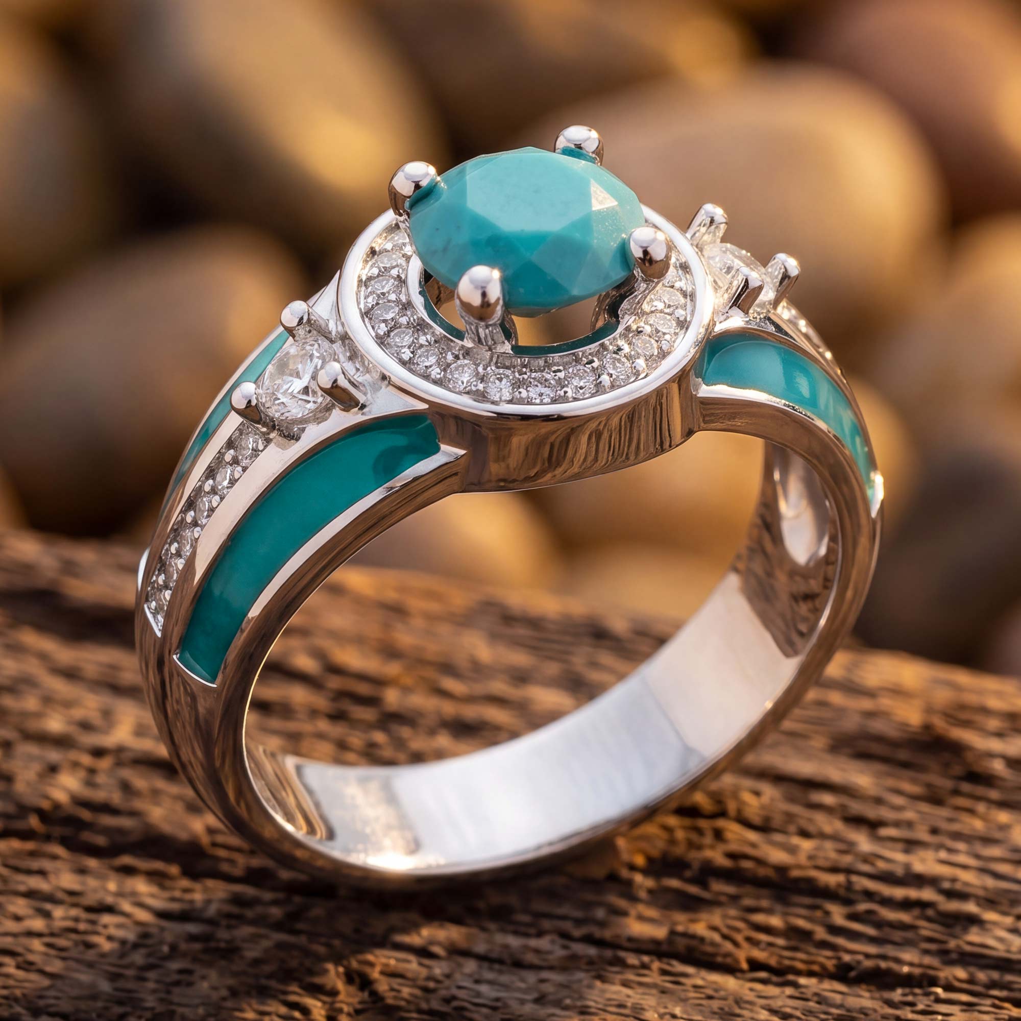 Brave Belt Ring - Turquoise