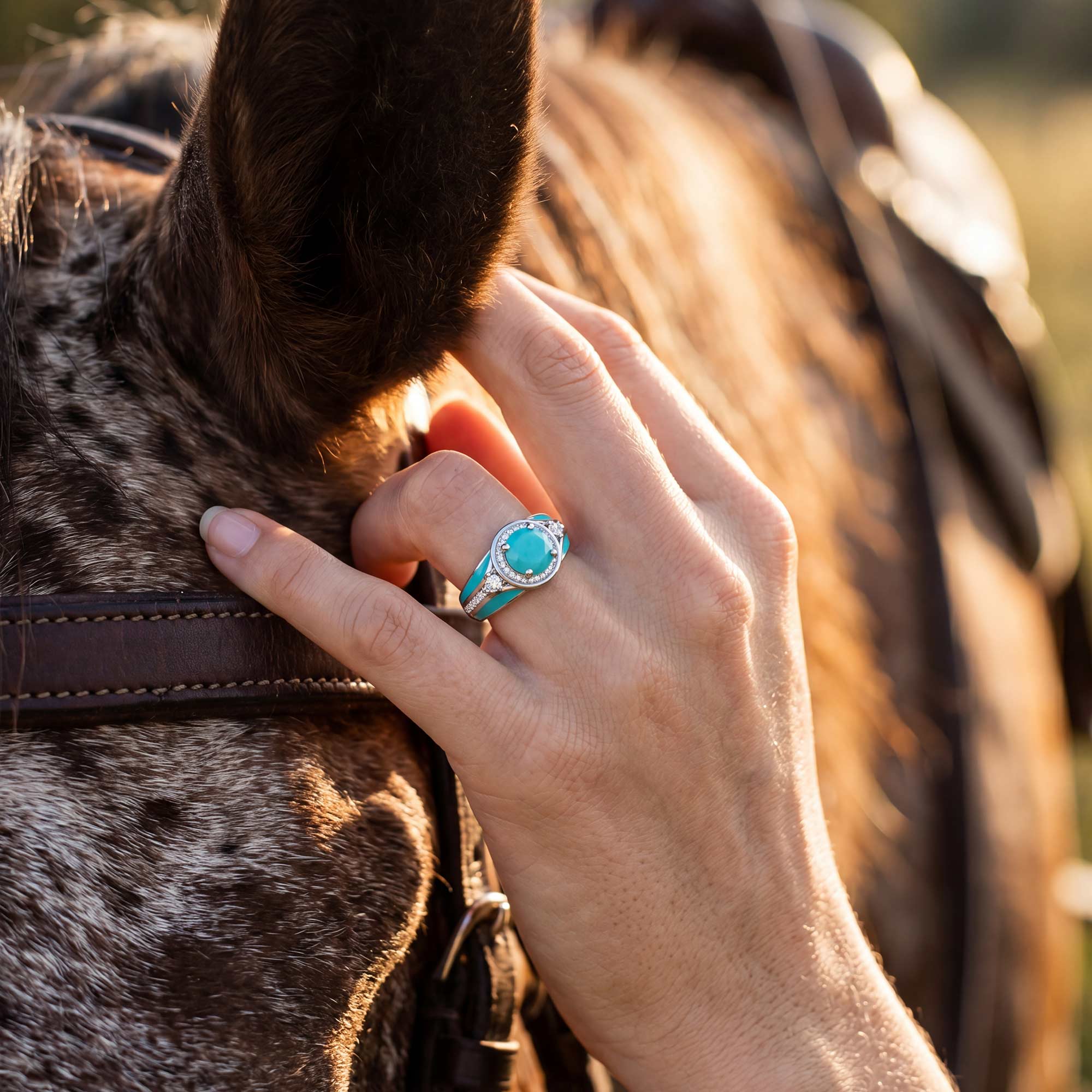 Brave Belt Ring - Turquoise