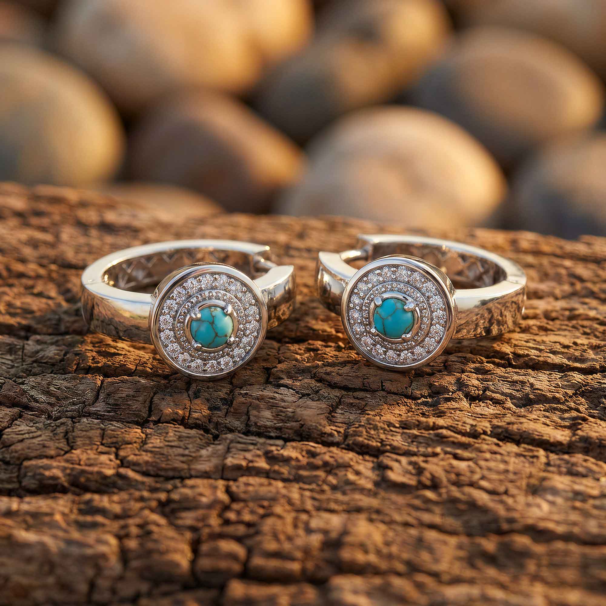 Competitive Spirit Earrings - Turquoise