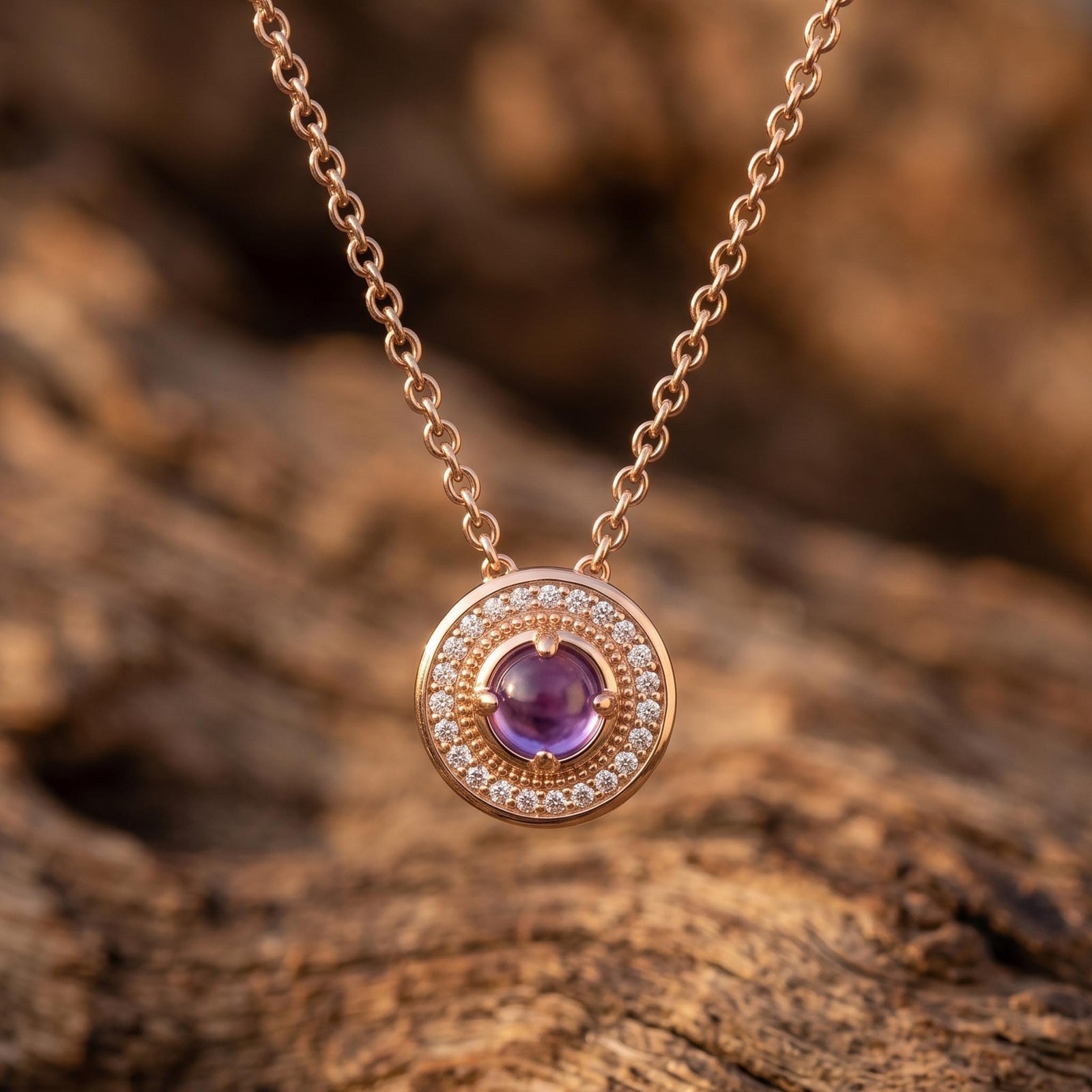 Competitive Spirit Necklace - Amethyst