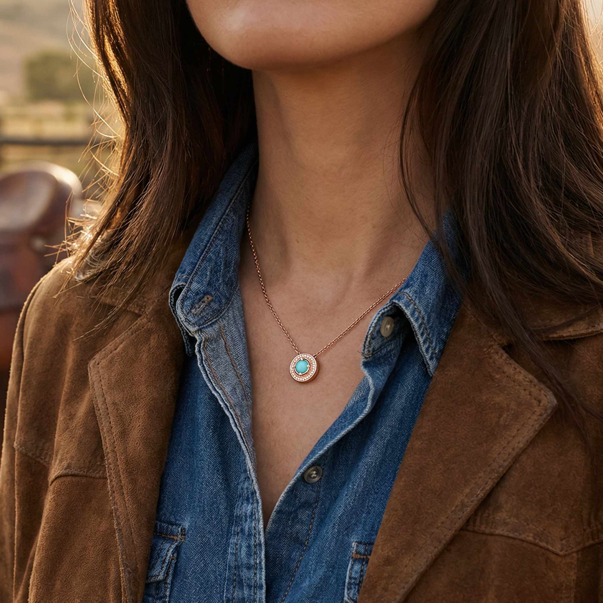 Competitive Spirit Necklace - Aquamarine