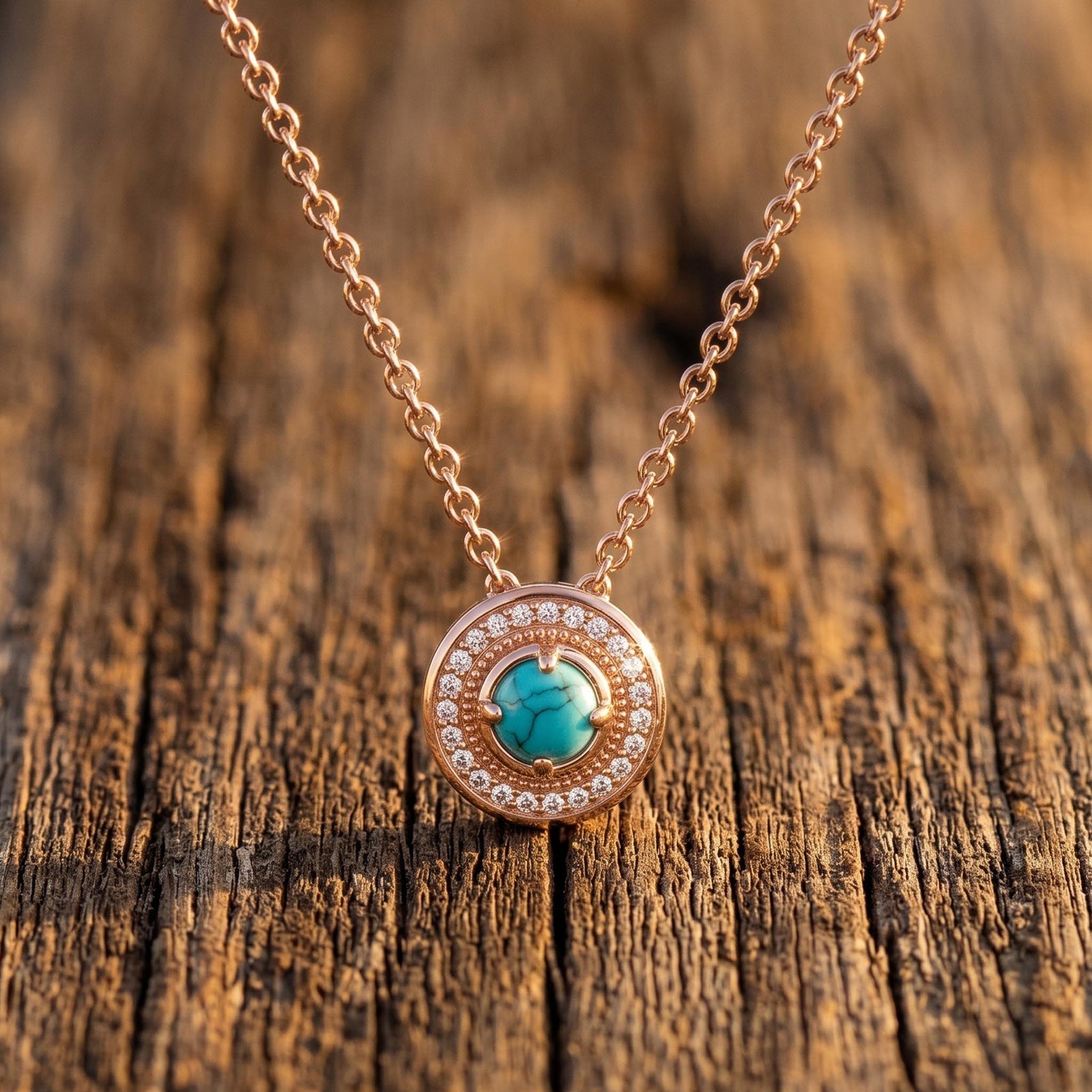 Competitive Spirit Necklace - Turquoise