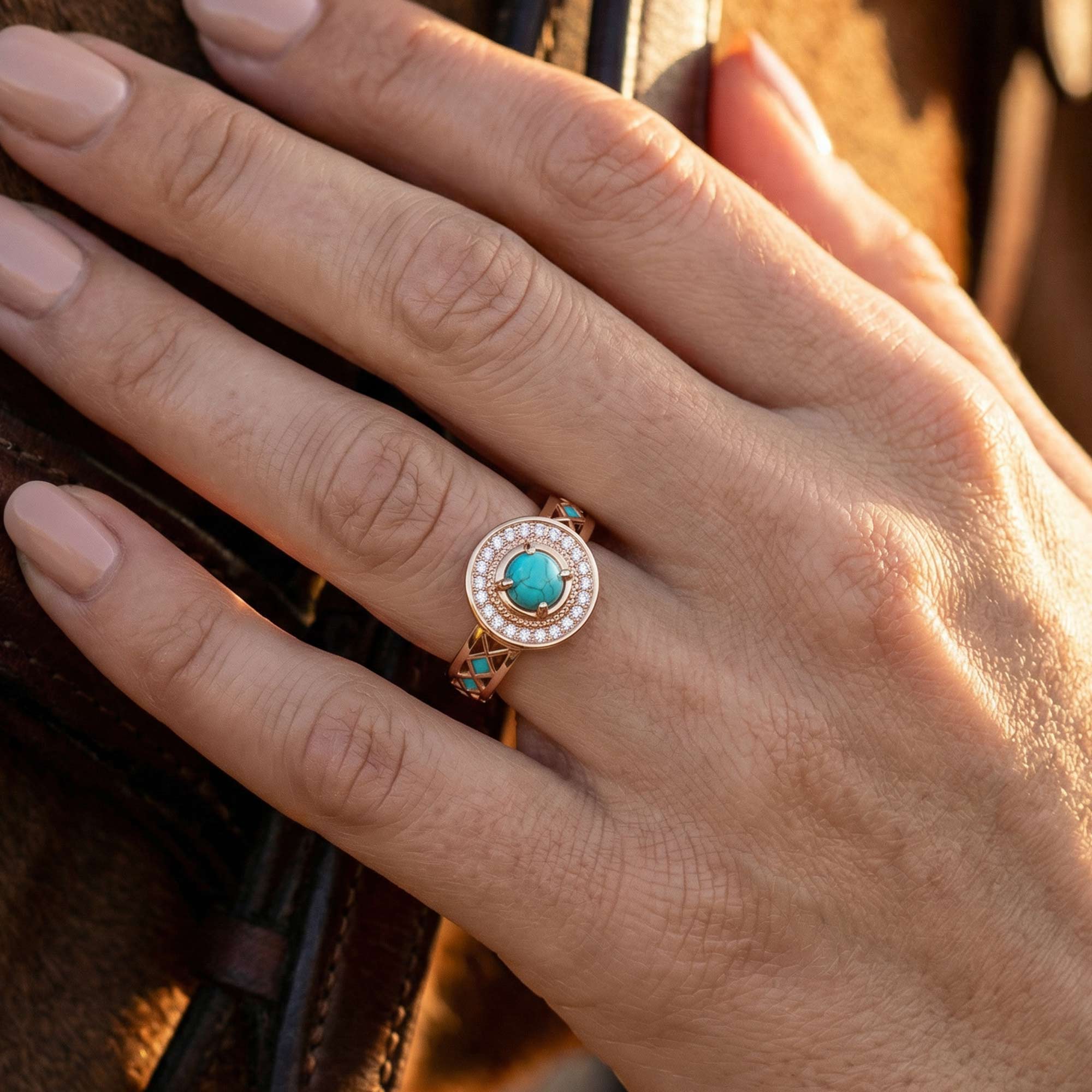Competitive Spirit Ring - Turquoise