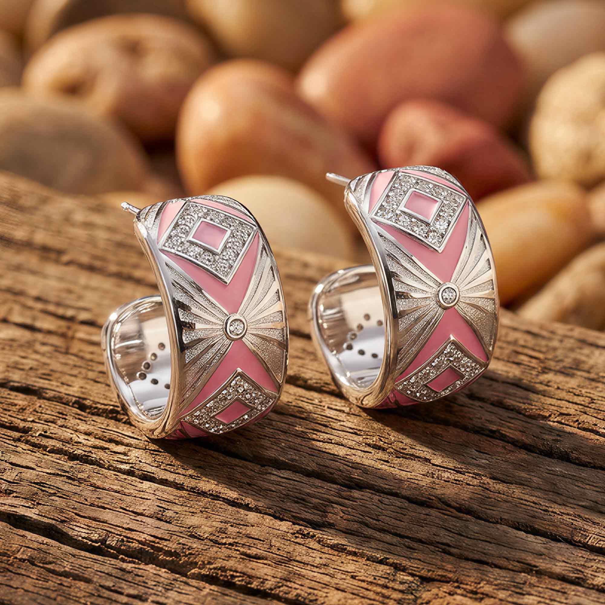 Cowgirl Legend Earrings - Pink