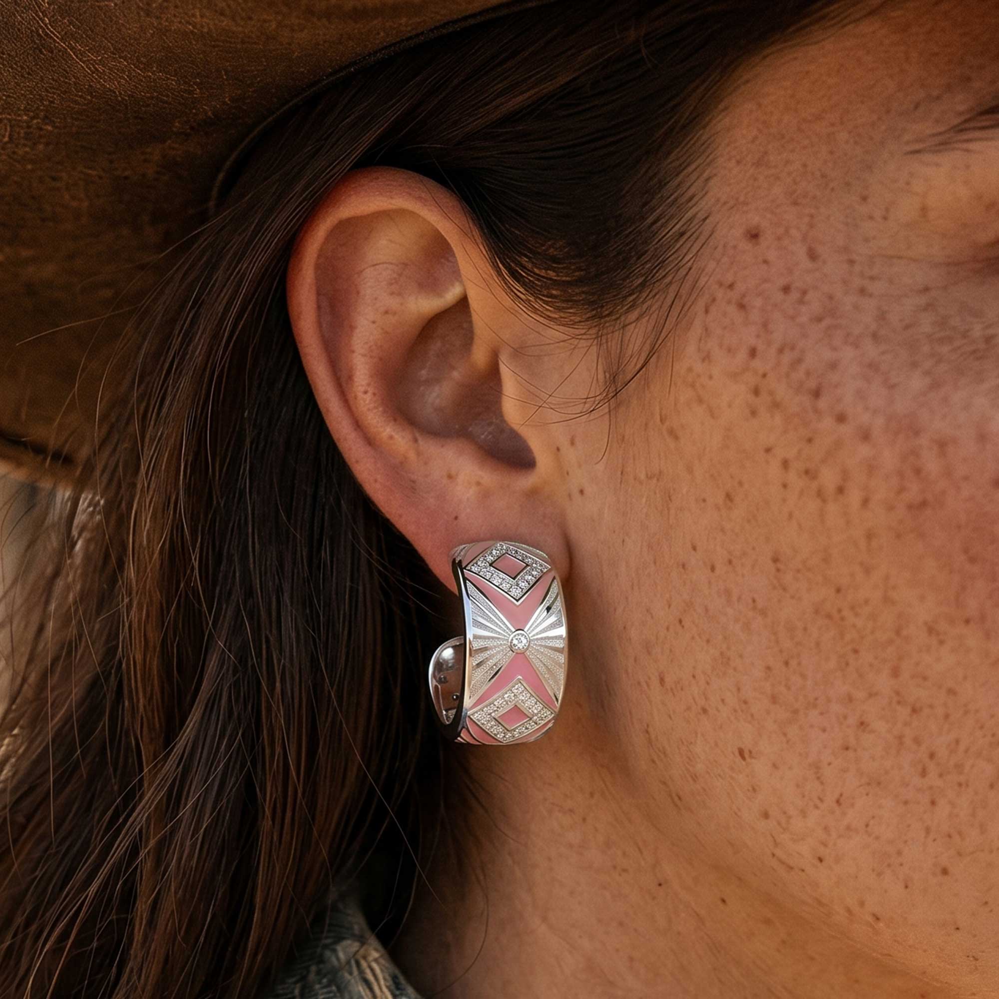 Cowgirl Legend Earrings - Pink