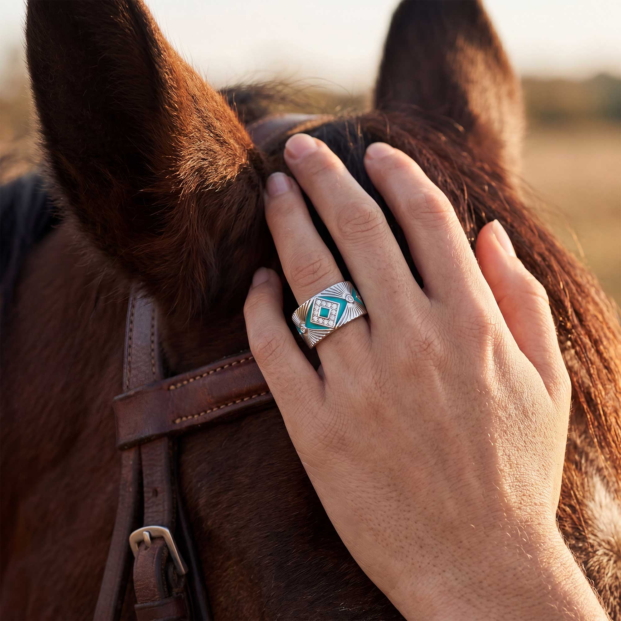 Cowgirl Legend Ring - Moissanite