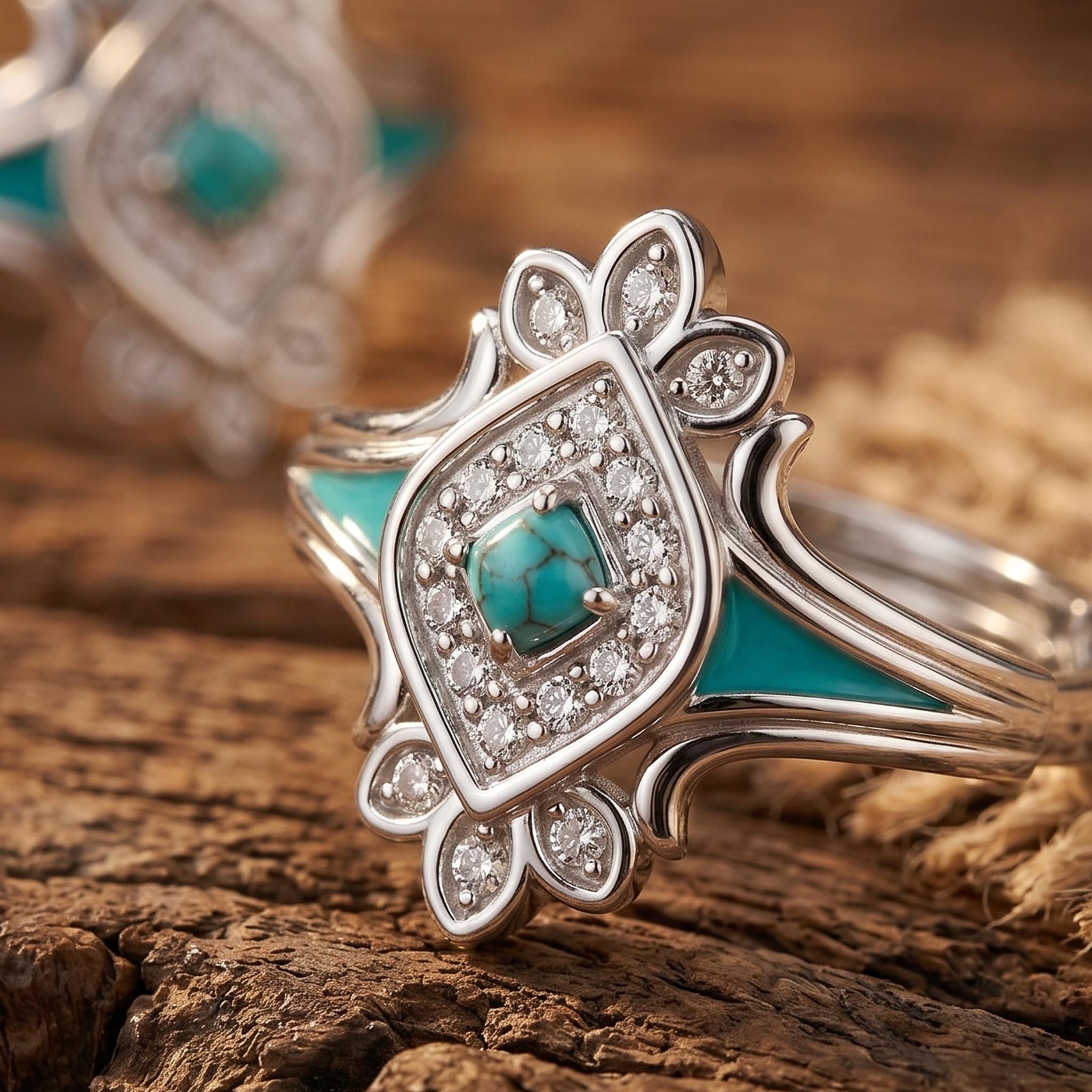 Eagle's Feather Earrings - Turquoise