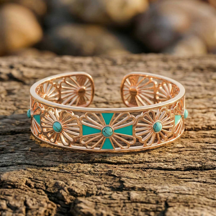 Eternal Spring Cuff Bracelet - Turquoise