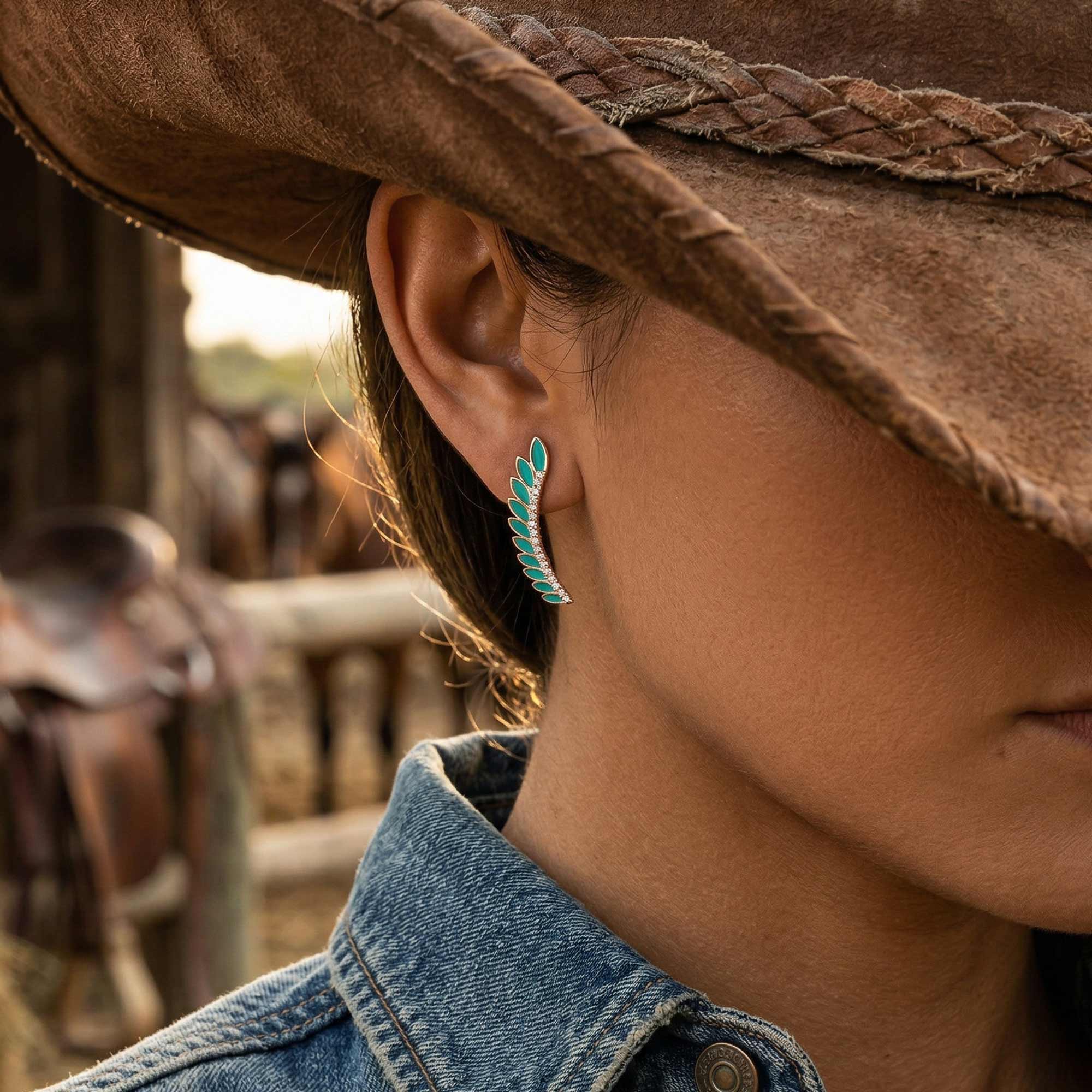 Eternal Spring Earrings - Turquoise
