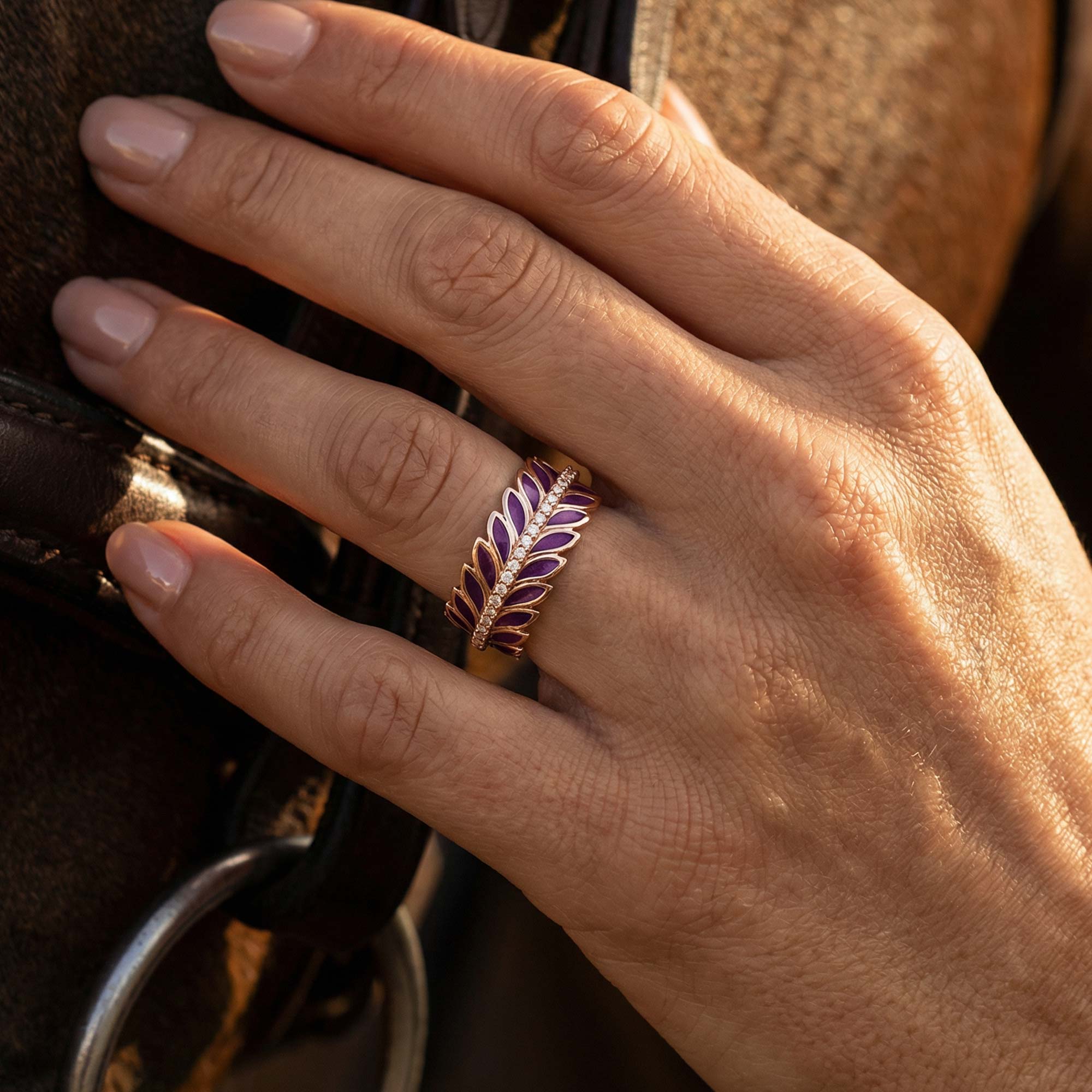 Eternal Spring Ring - Purple