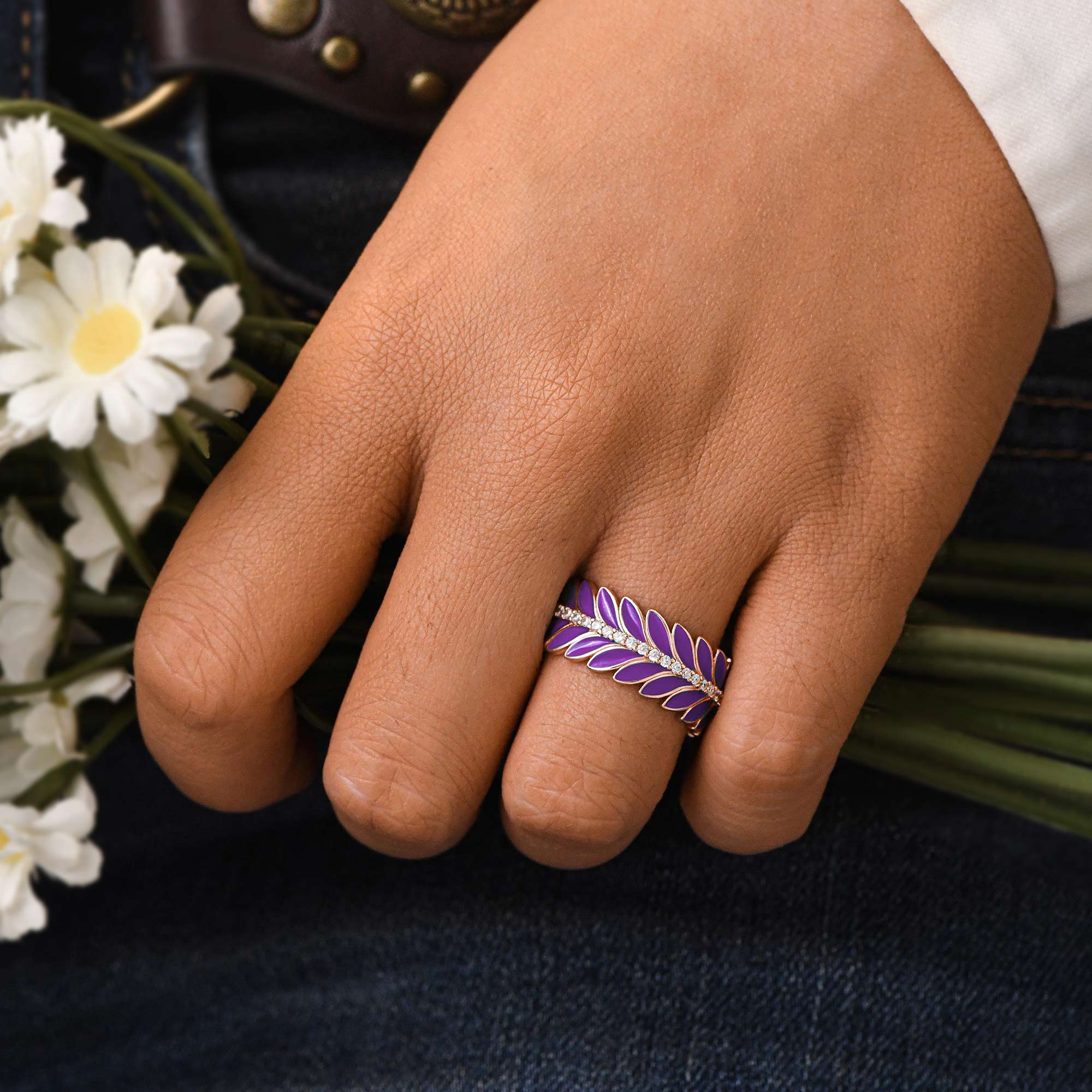 Eternal Spring Ring - Purple