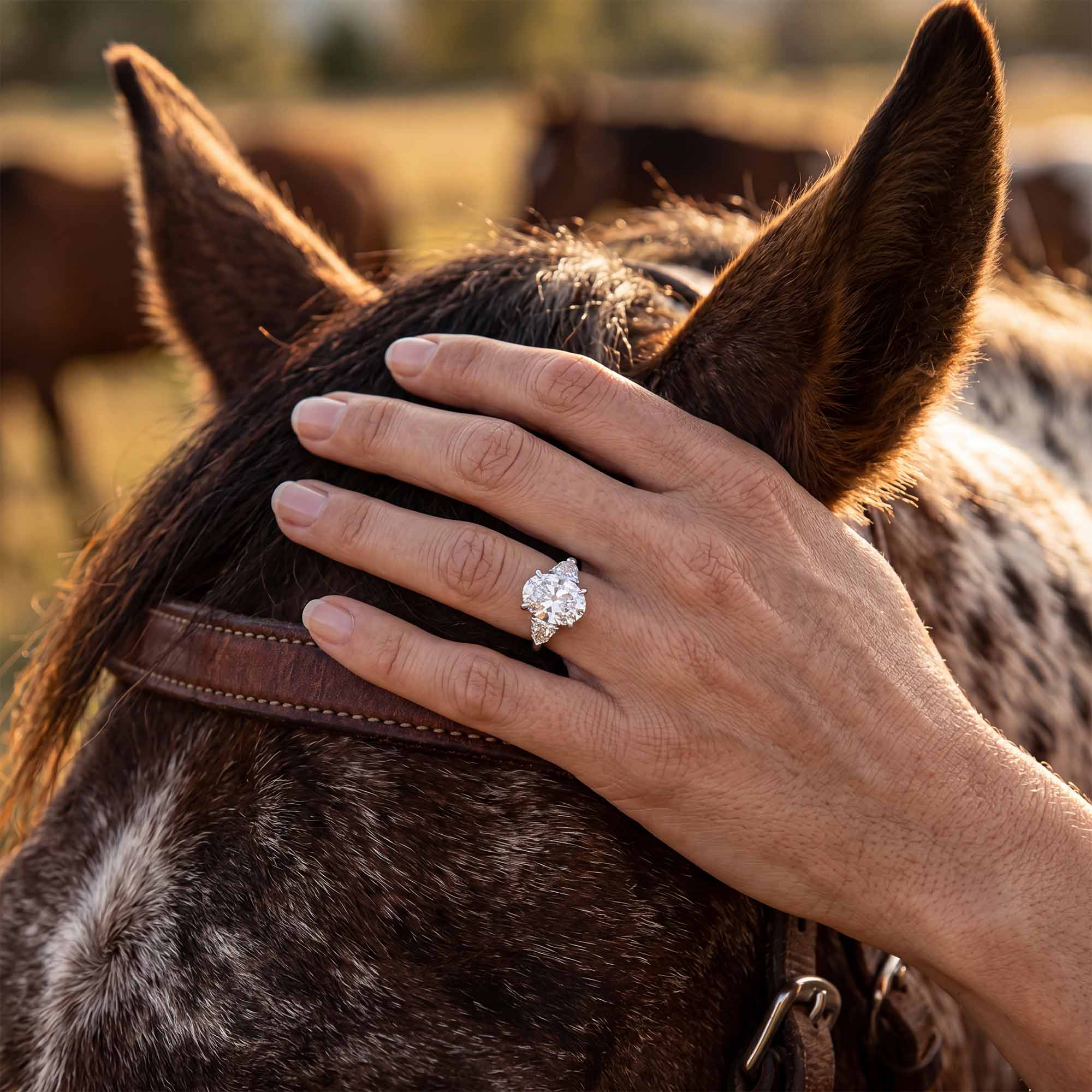 Ethereal Glacier Ring - Moissanite
