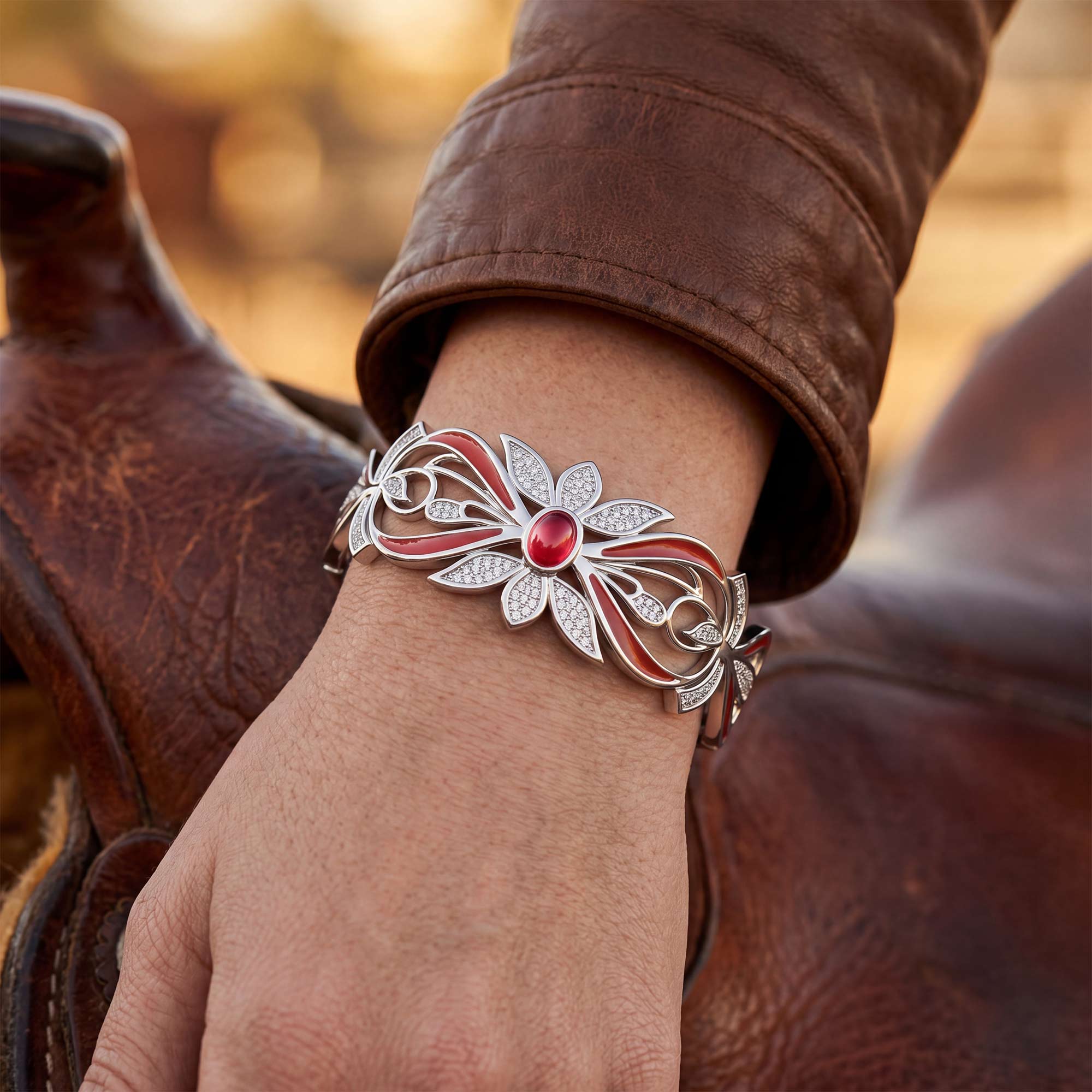 Frontier Whirlwind Bracelet - Ruby