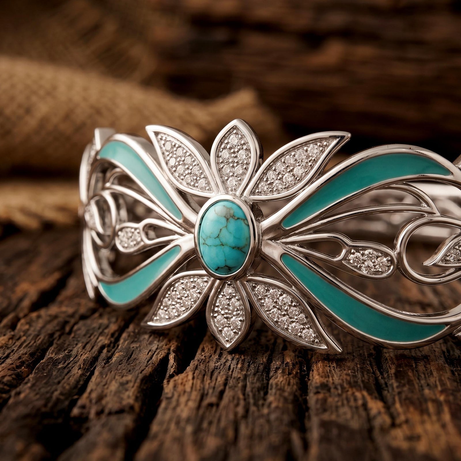 Frontier Whirlwind Bracelet - Turquoise
