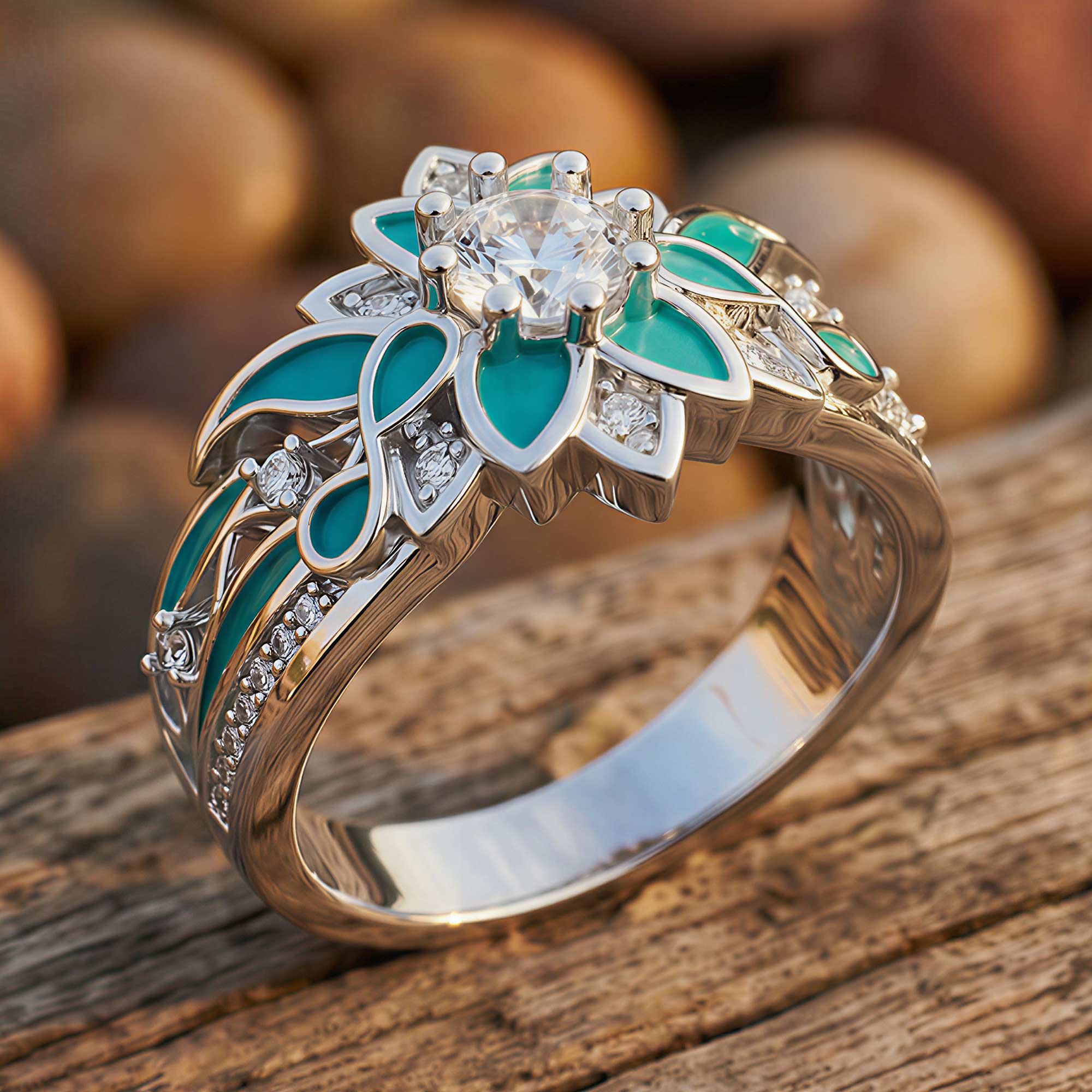 Garden Orchestra Ring - Moissanite