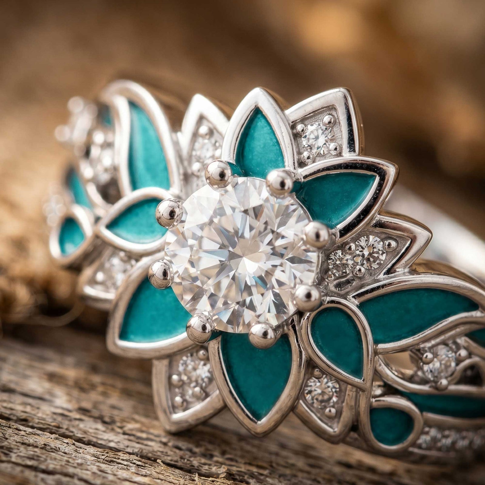 Garden Orchestra Ring - Moissanite
