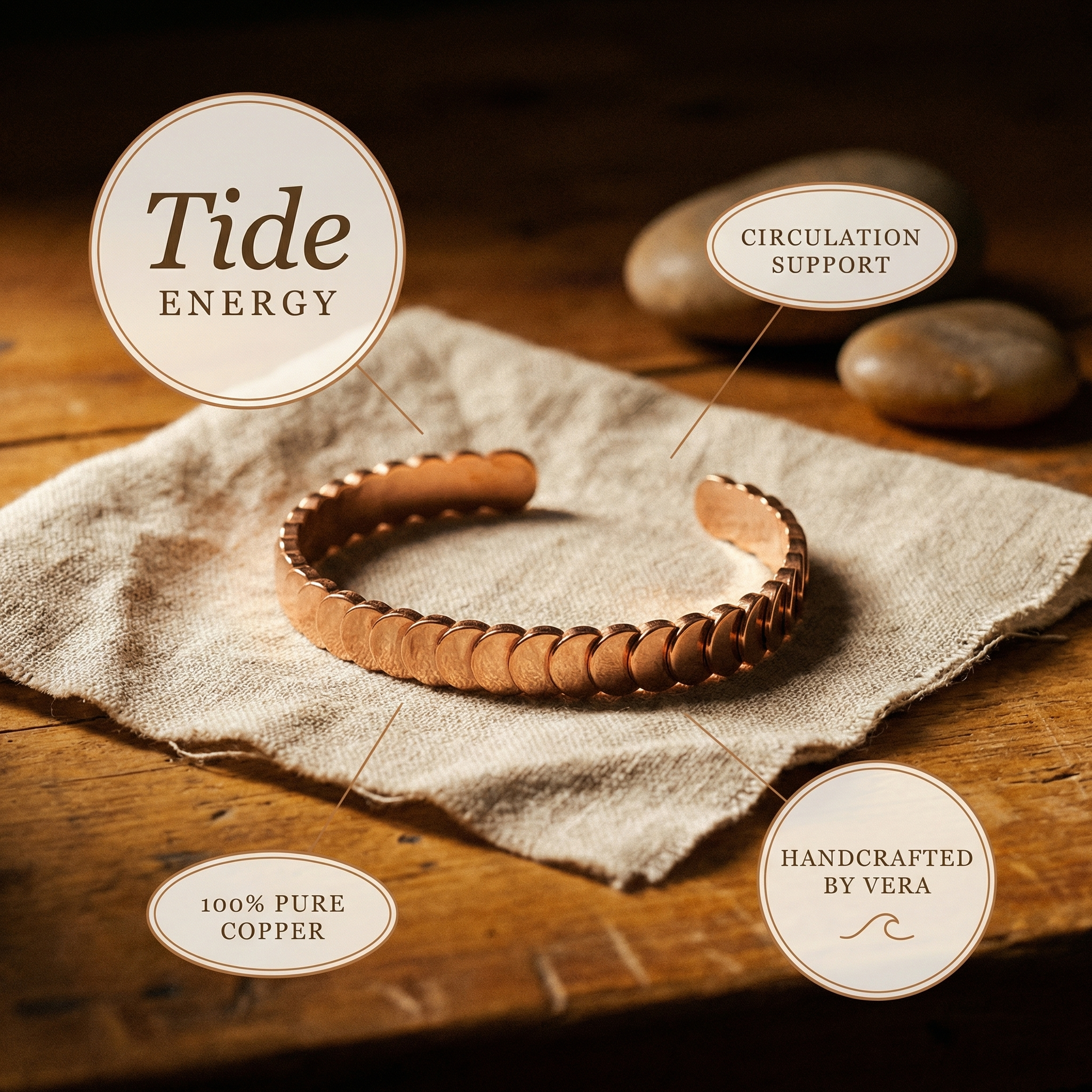 Copper Jewelry Tide Copper Bracelet
