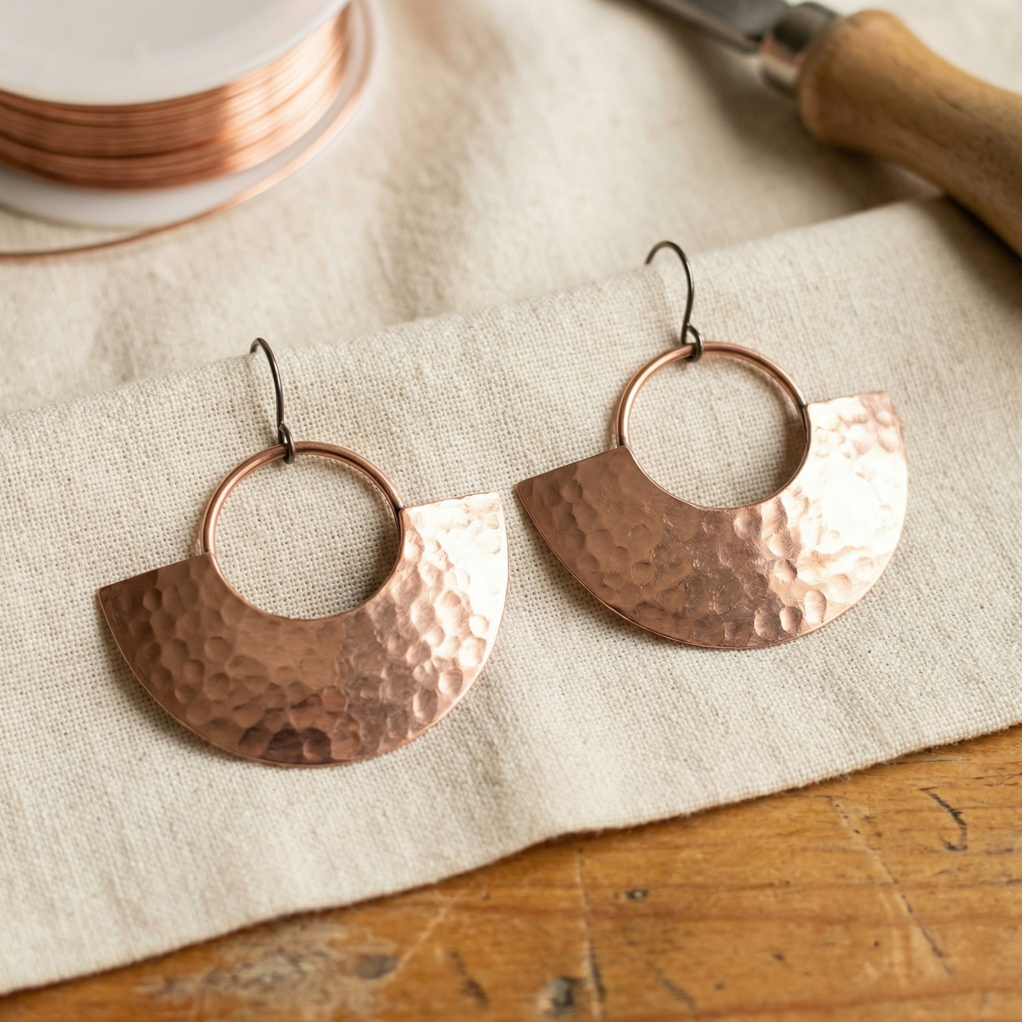 Copper Jewelry Sol Copper Earrings