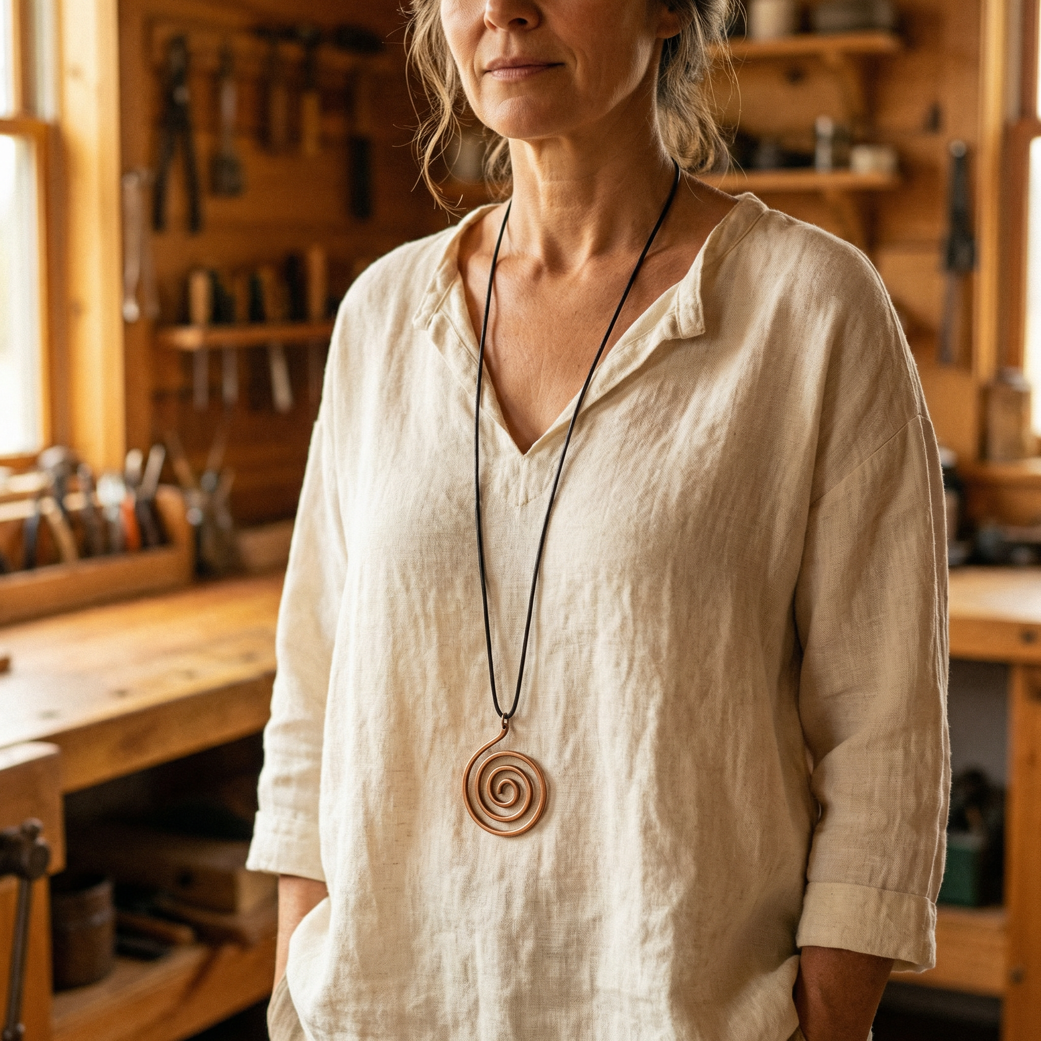 Copper Jewelry Mesa Copper Necklace