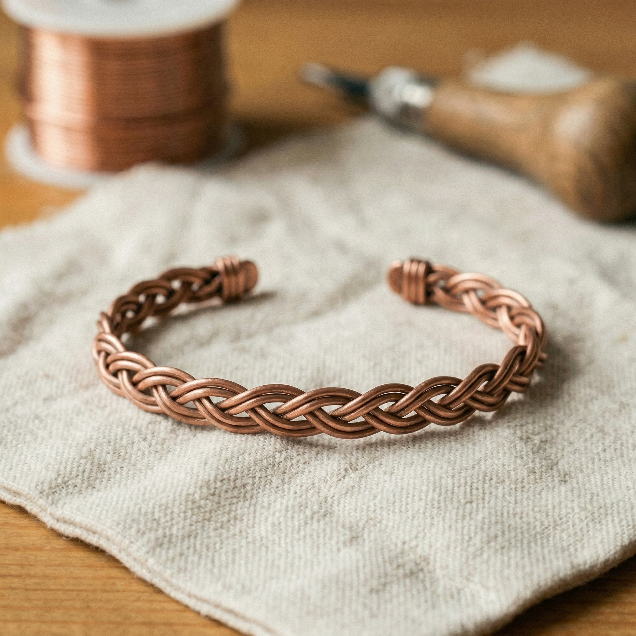 Copper Jewelry Reed Copper Anklet