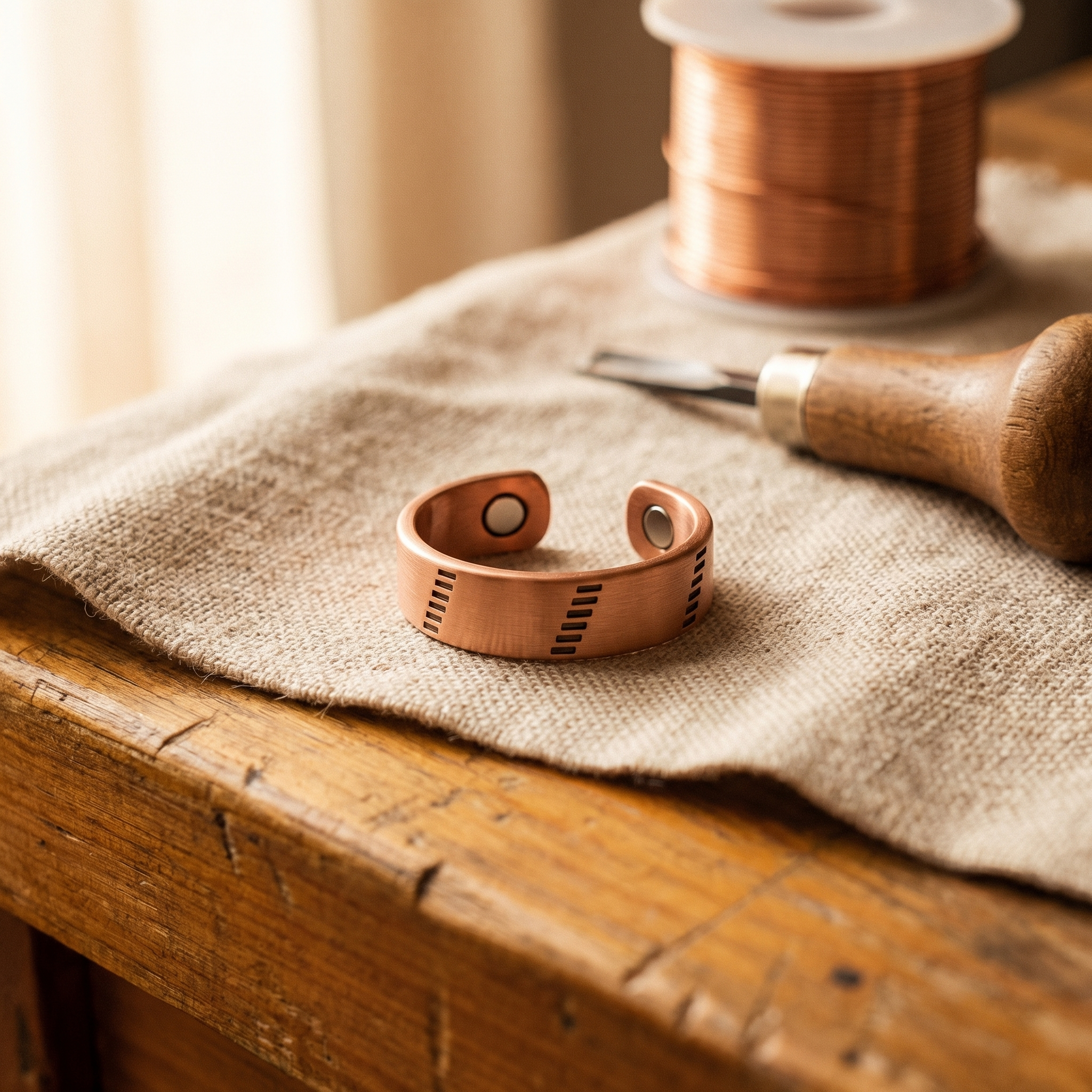 Copper Jewelry Hearth Copper Ring