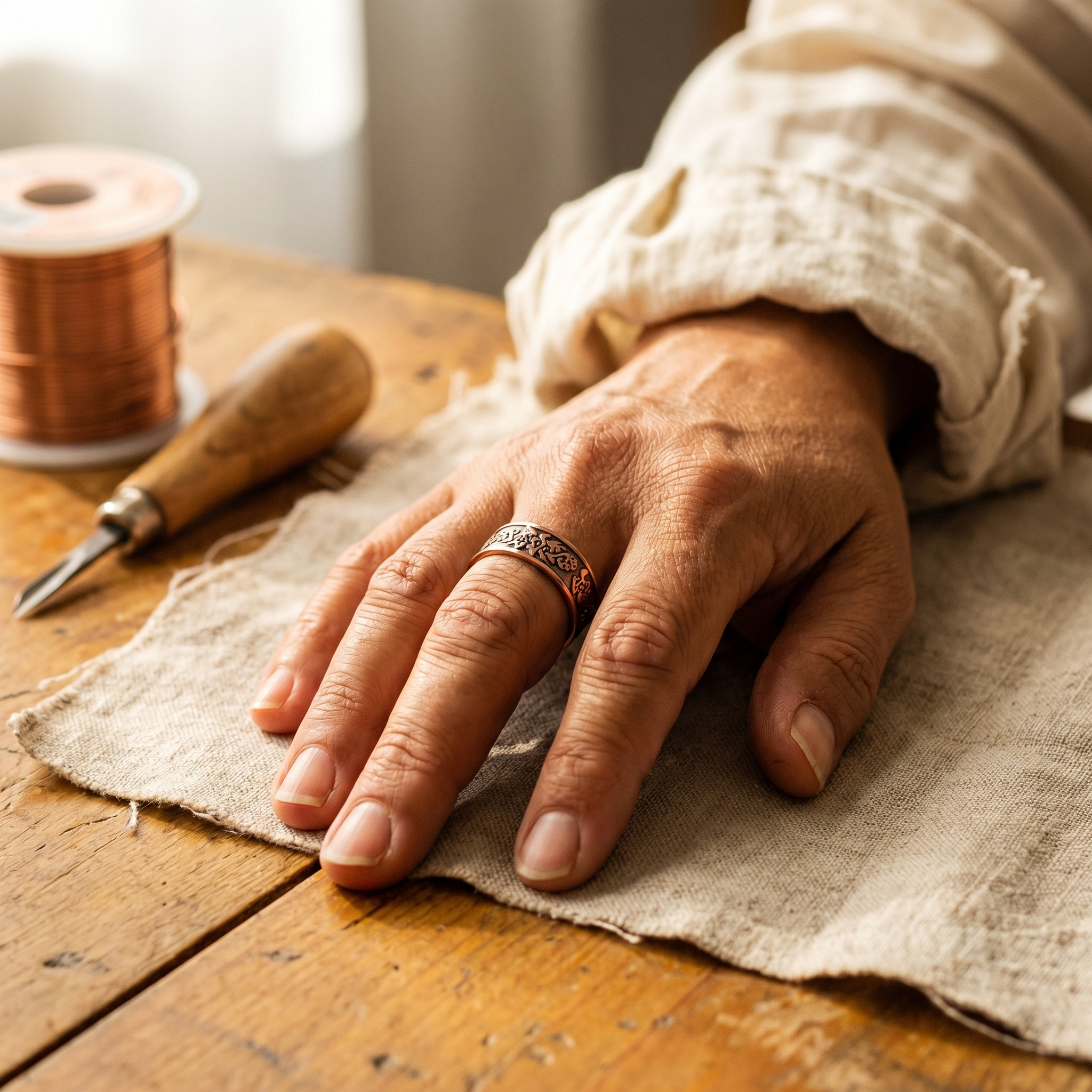 Copper Jewelry Clag Copper Ring