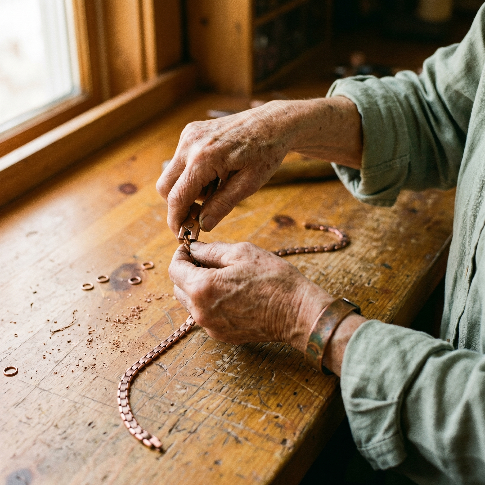 Copper Jewelry Haze Copper Necklace