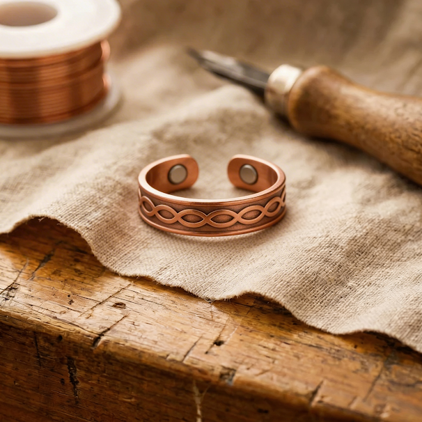Copper Jewelry Char Copper Ring