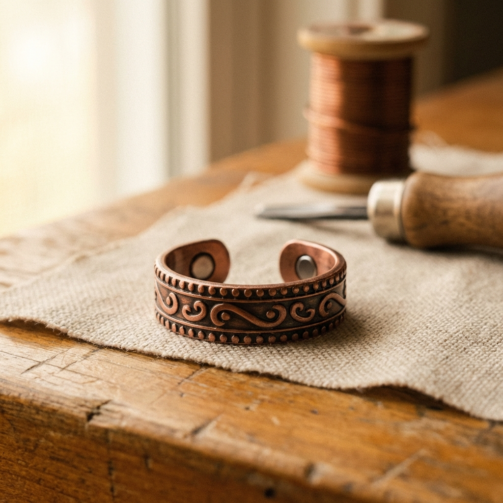 Copper Jewelry Fern Copper Ring