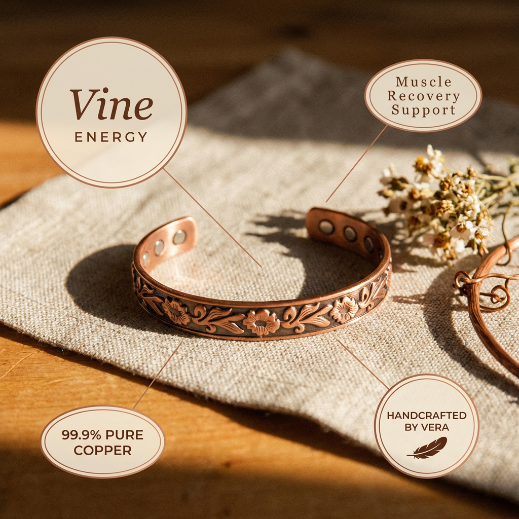 Copper Jewelry Vine Copper Bracelet