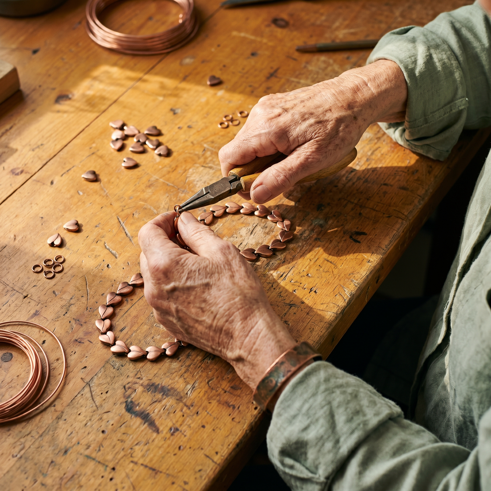 Copper Jewelry Briar Copper Necklace