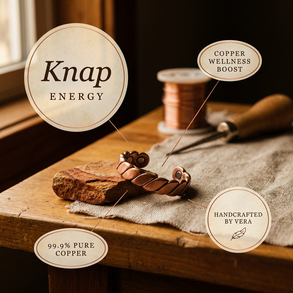 Copper Jewelry Knap Copper Ring