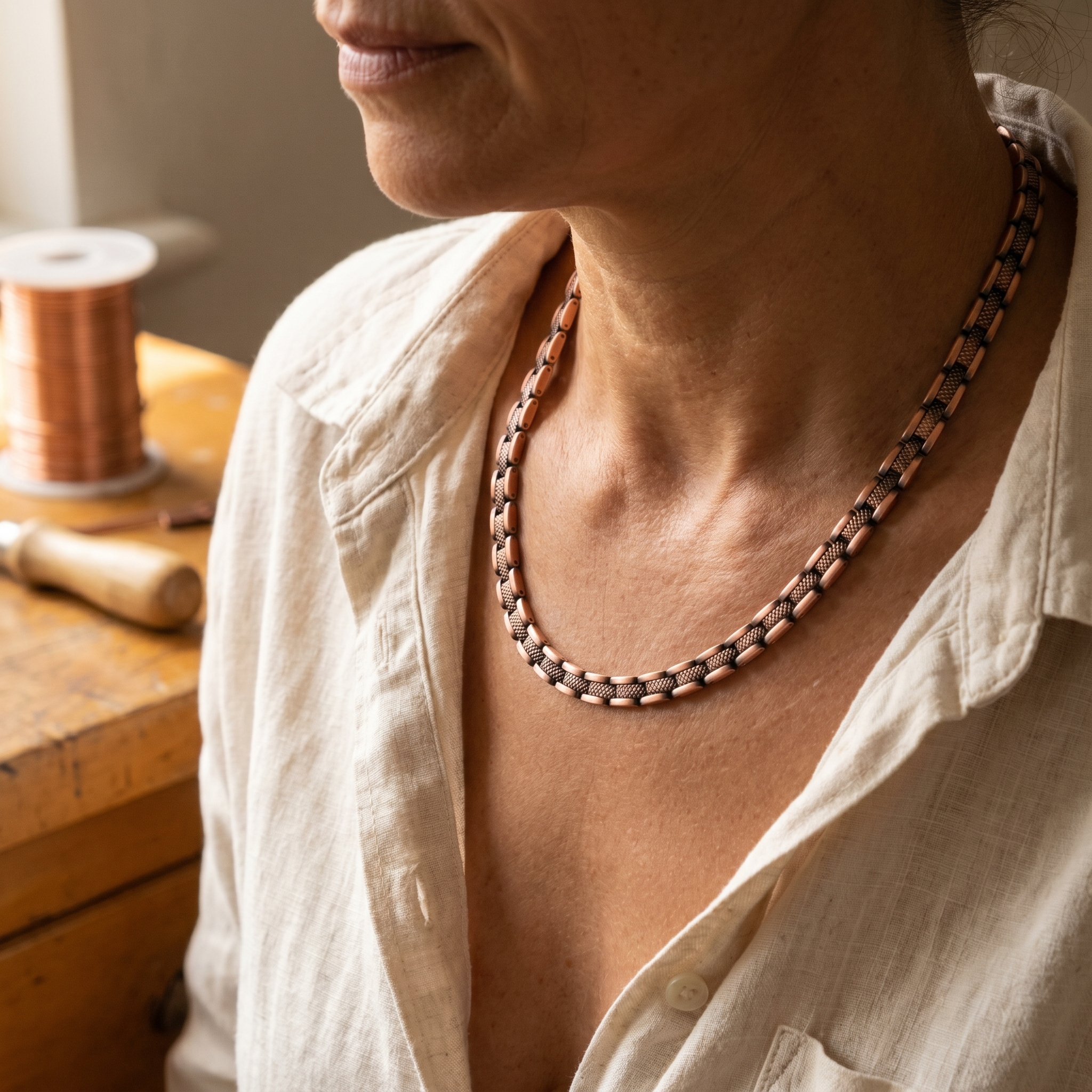 Copper Jewelry Haze Copper Necklace