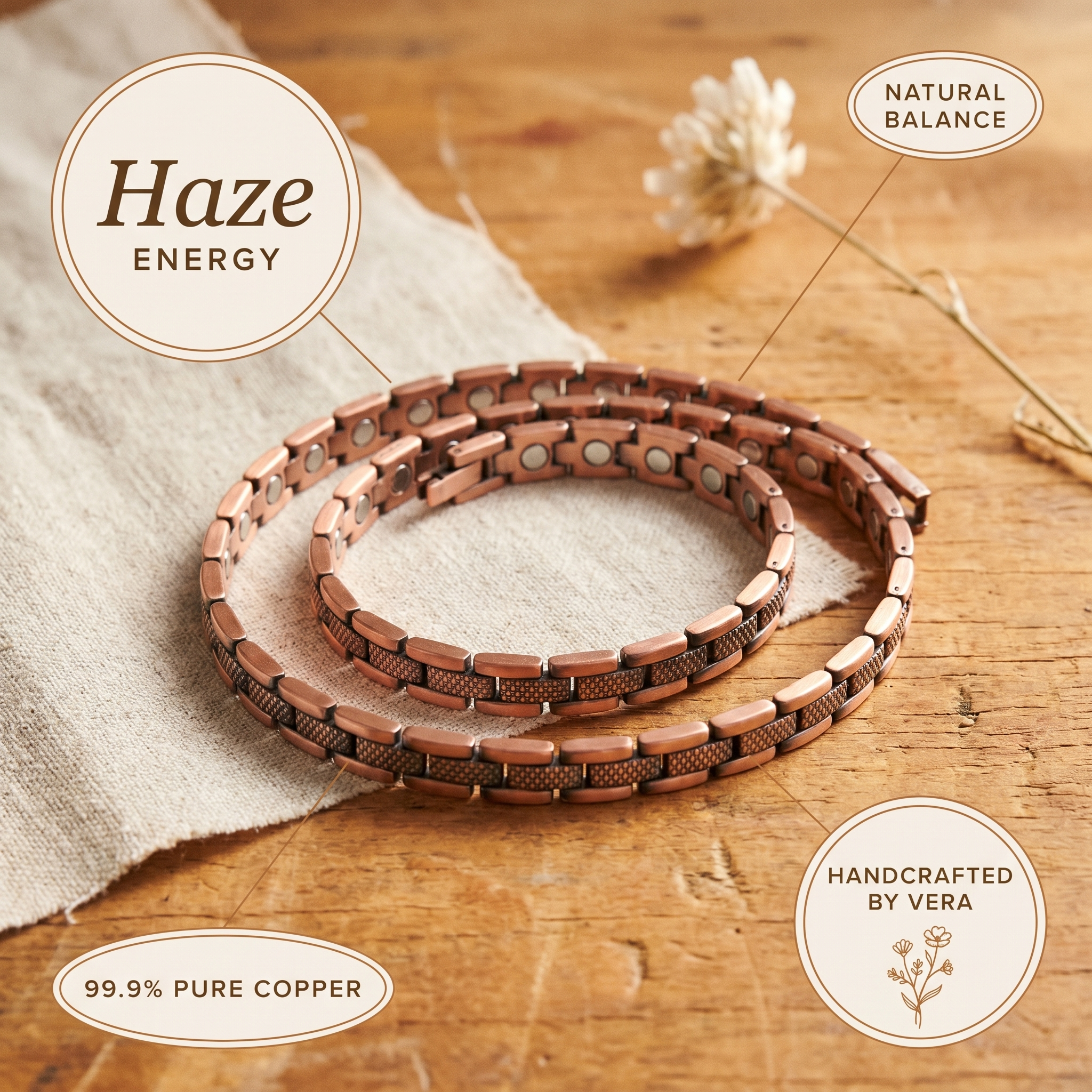 Copper Jewelry Haze Copper Necklace