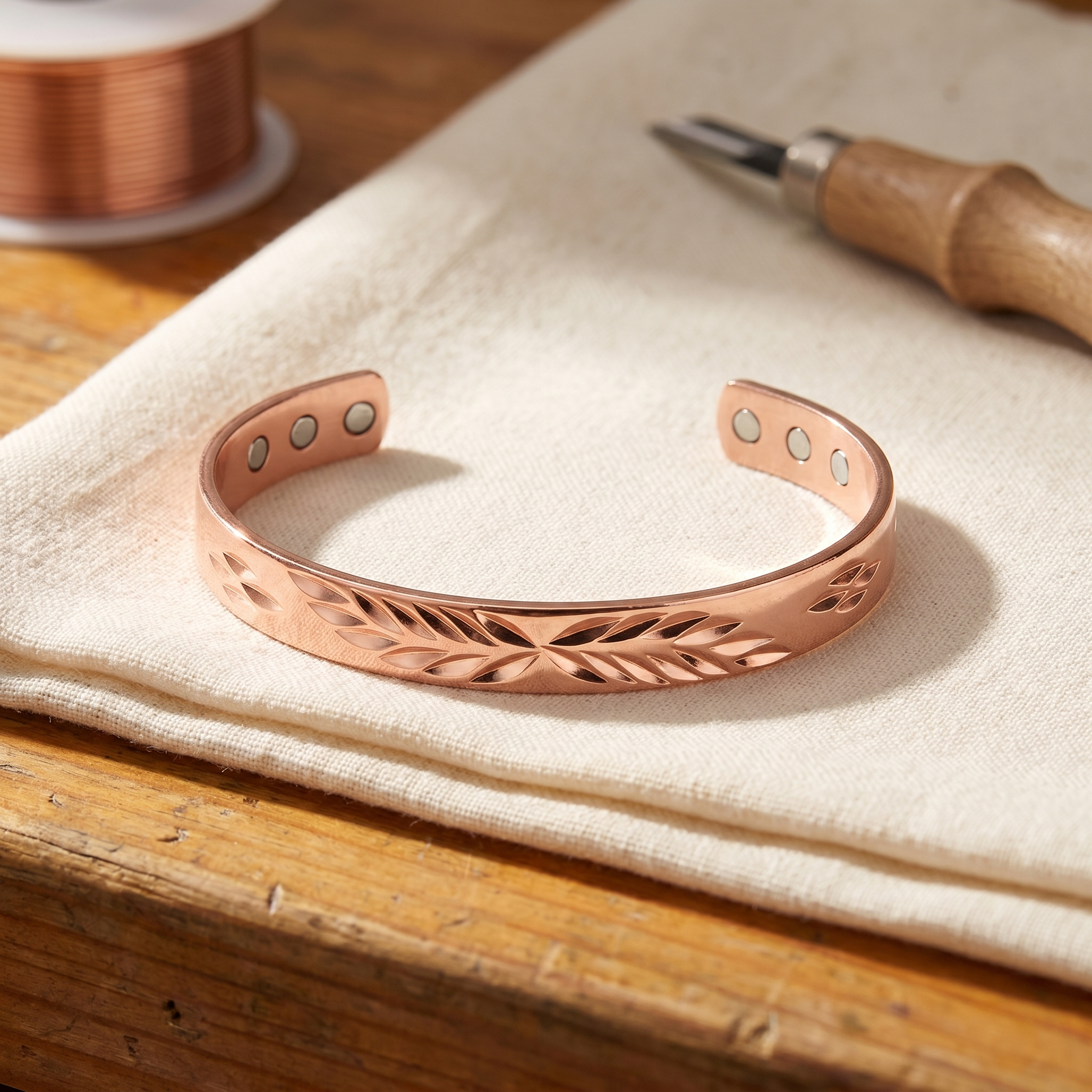 Copper Jewelry Lunar Copper Bracelet