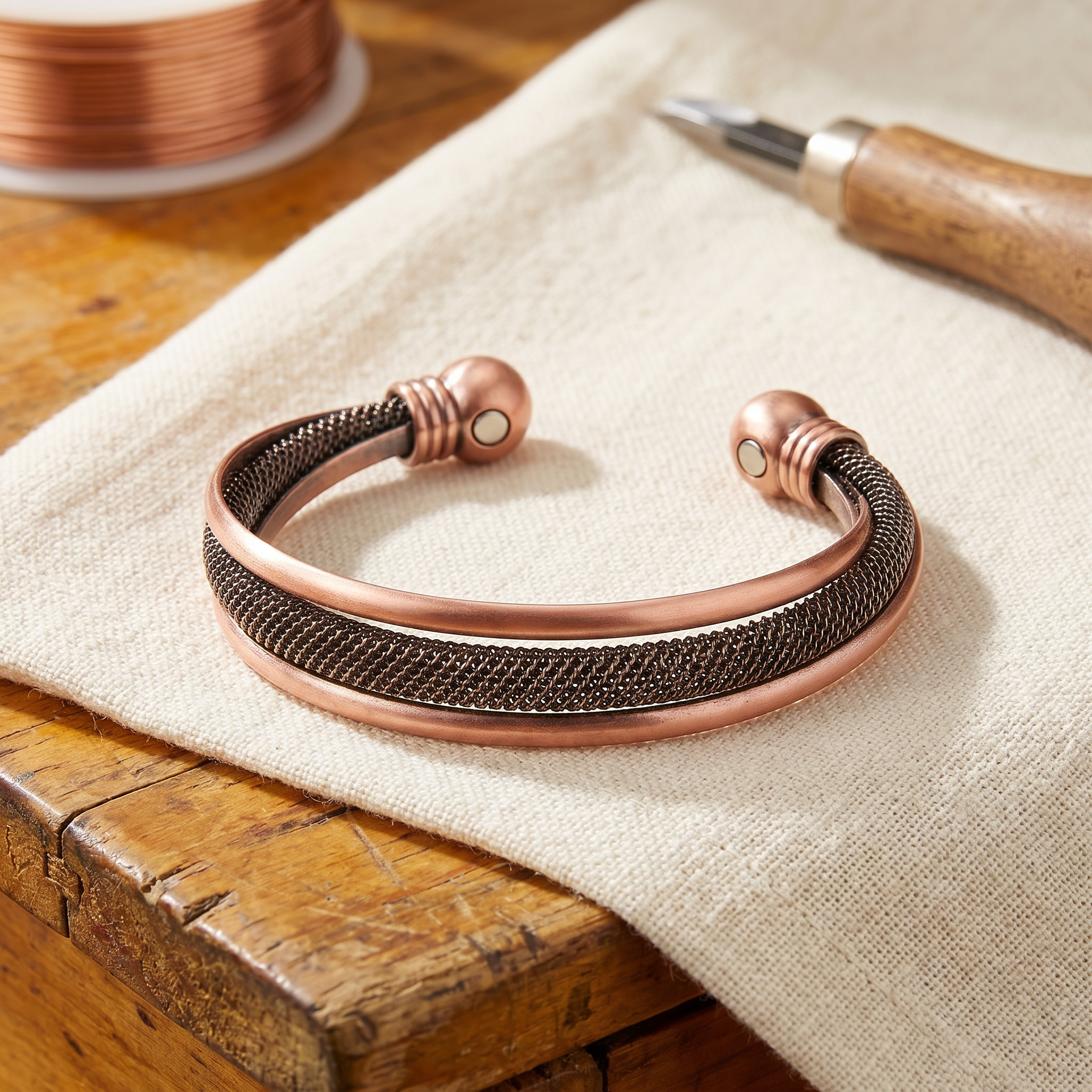 Copper Jewelry Cairn Copper Bracelet