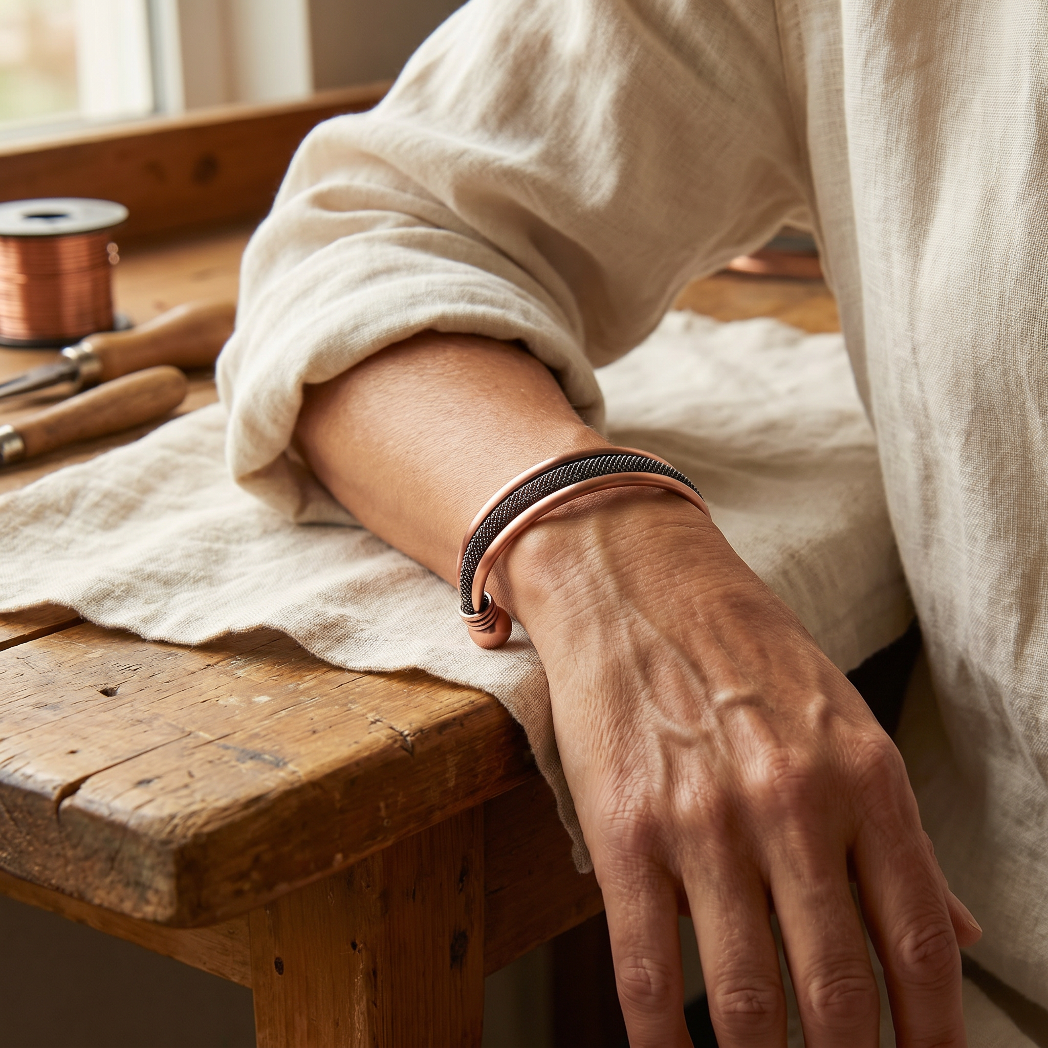 Copper Jewelry Cairn Copper Bracelet