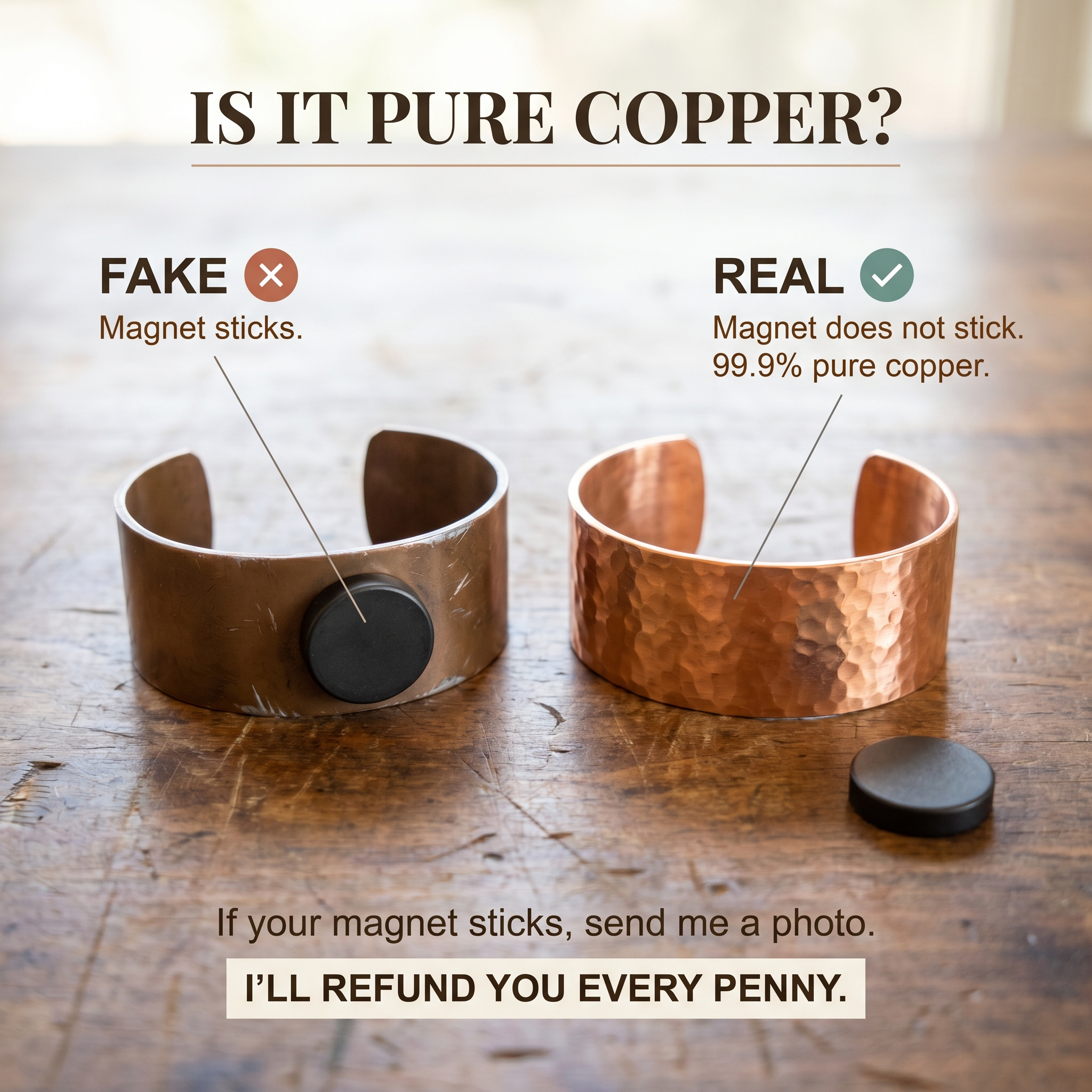 Copper Jewelry Bole Copper Ring
