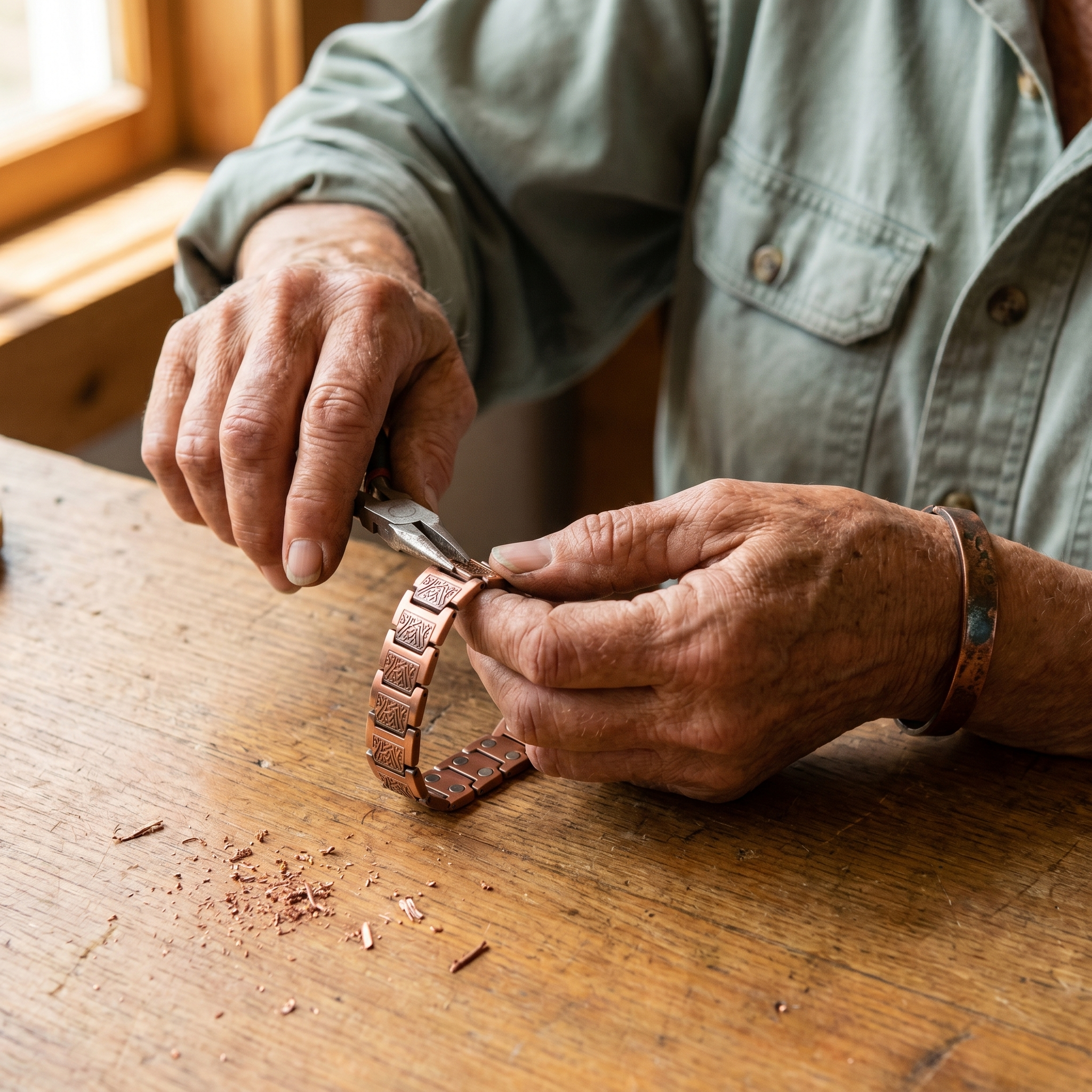 Copper Jewelry Glen Men's Copper Bracelet