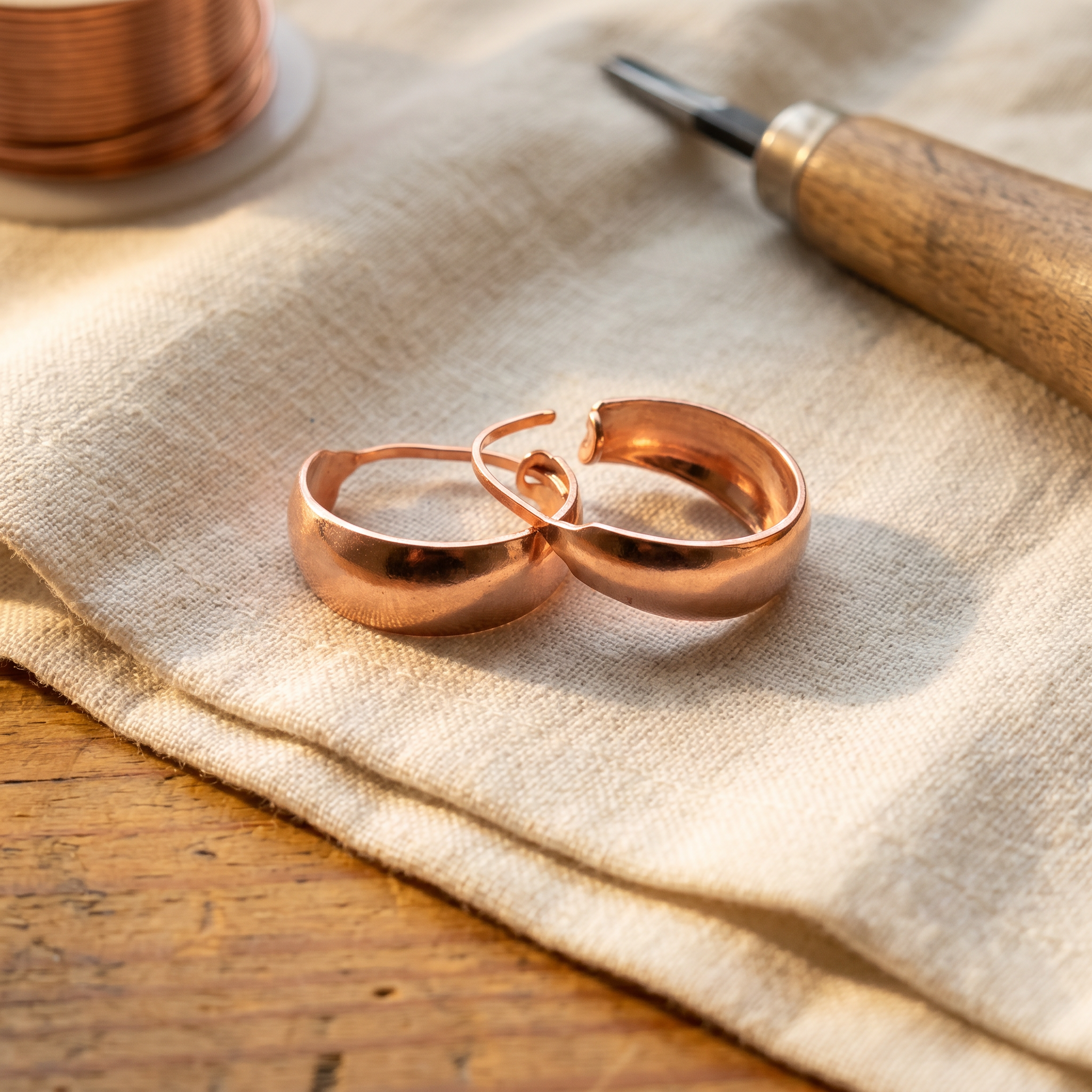 Copper Jewelry Dell Copper Earrings