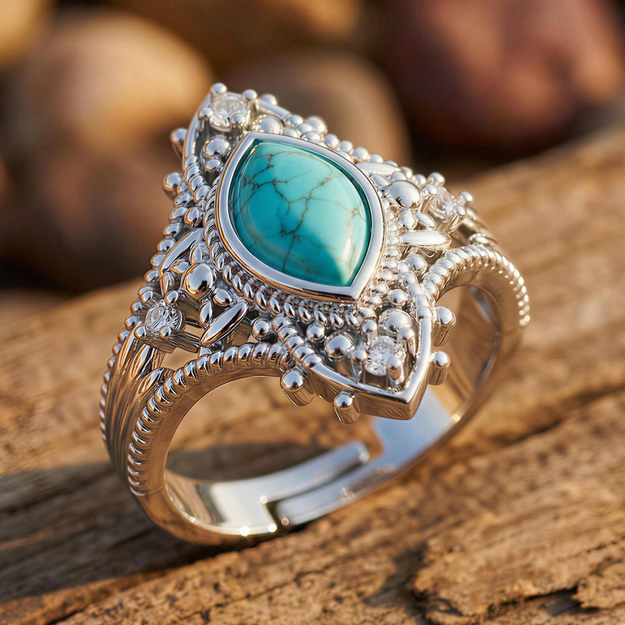 Holy Prayer Ring - Turquoise