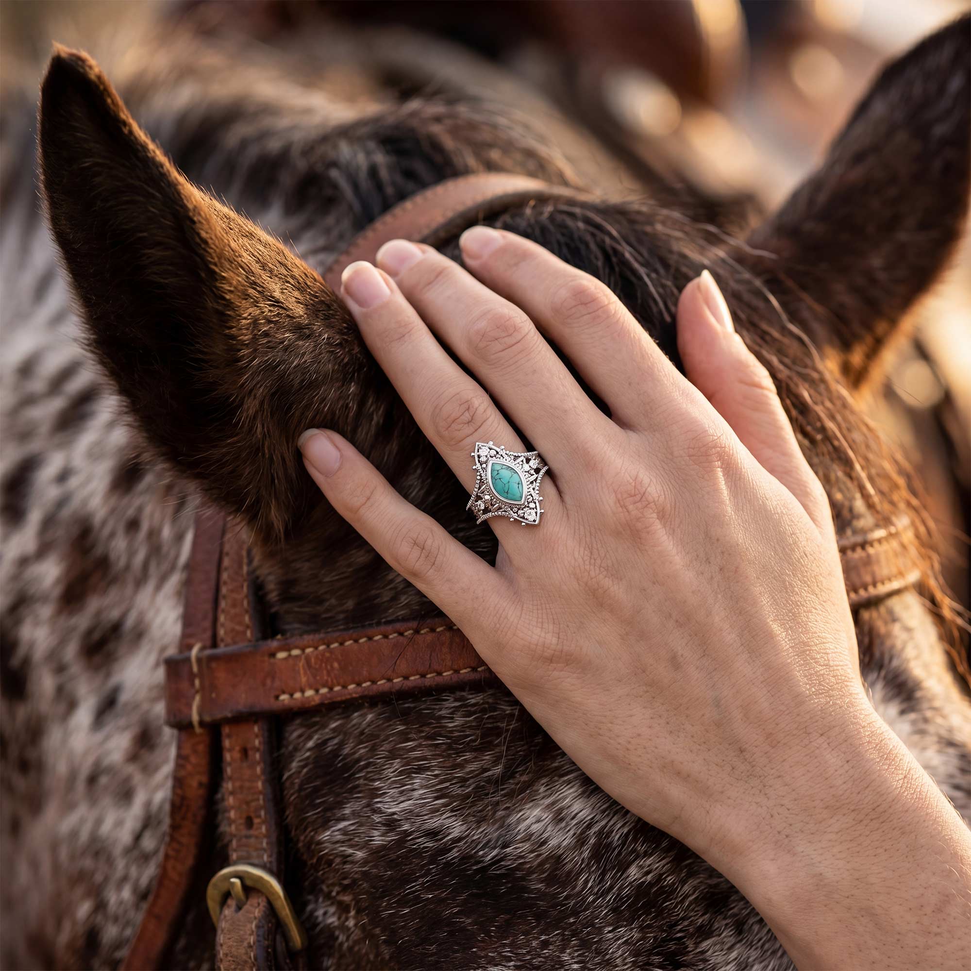 Holy Prayer Ring - Turquoise