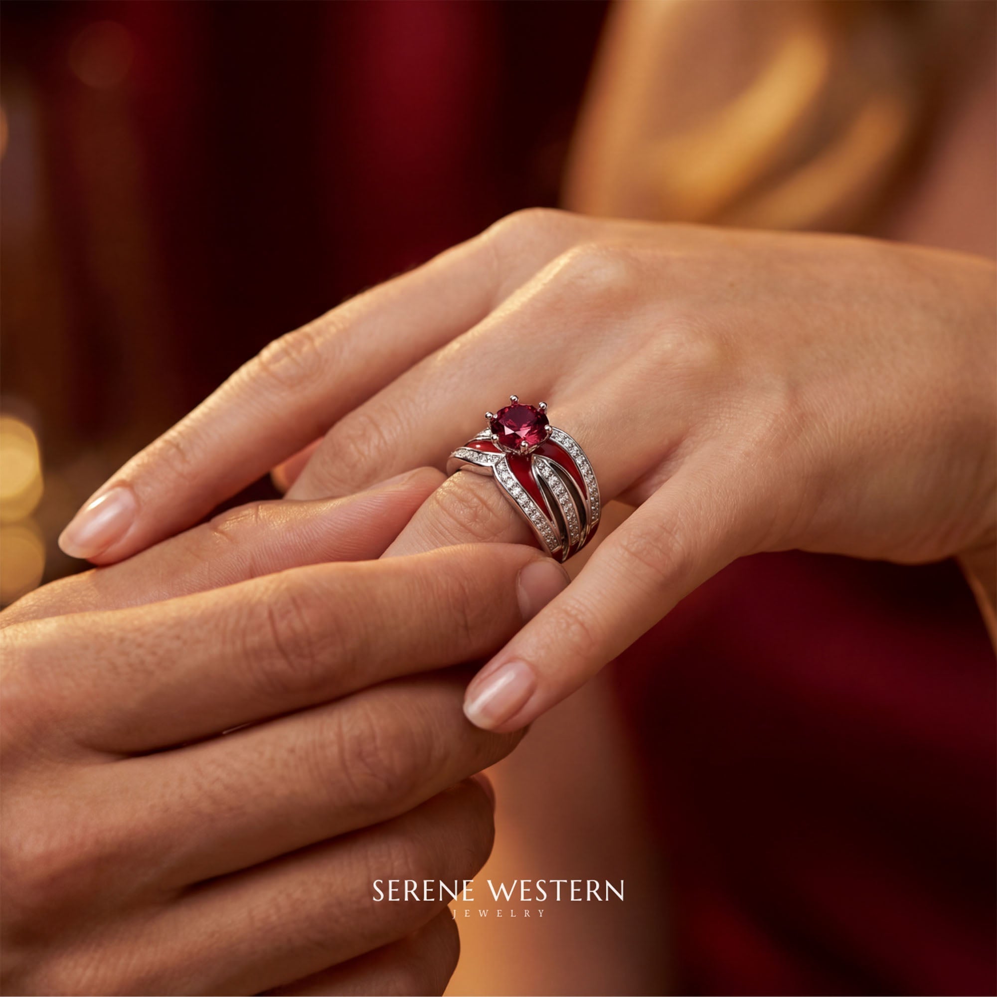 Intersect Radiance Ring - Ruby
