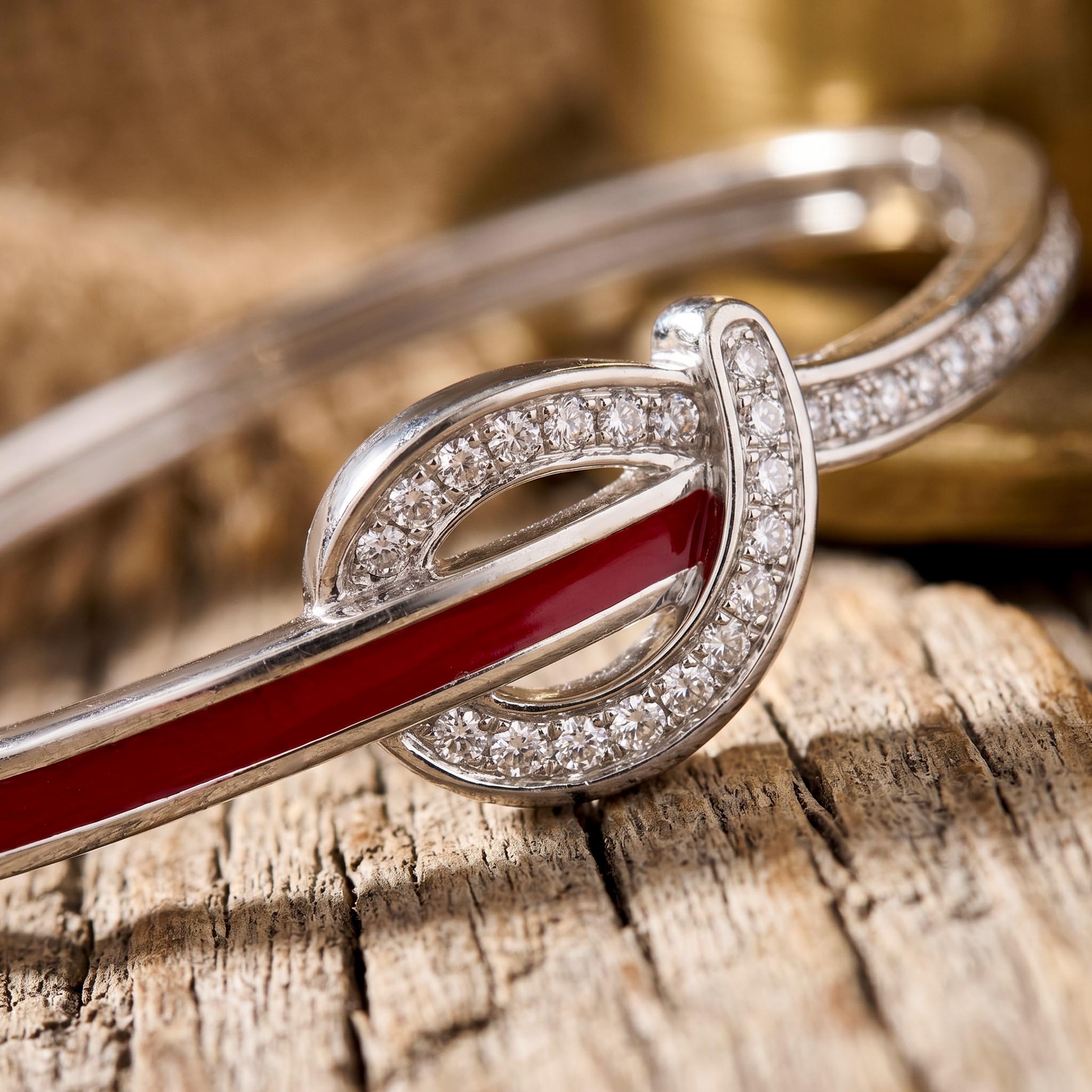 Knotted Power Bracelet - Red