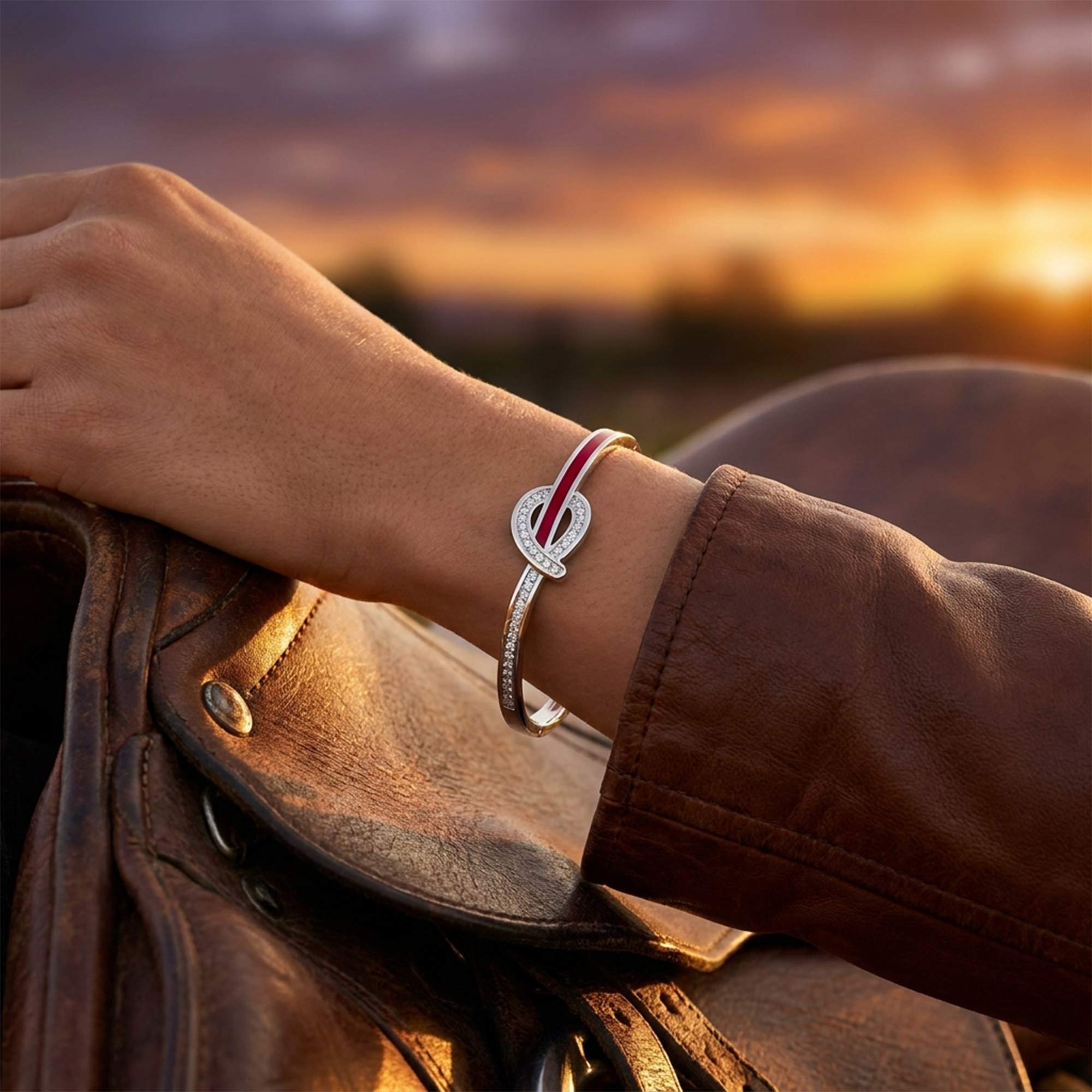 Knotted Power Bracelet - Red