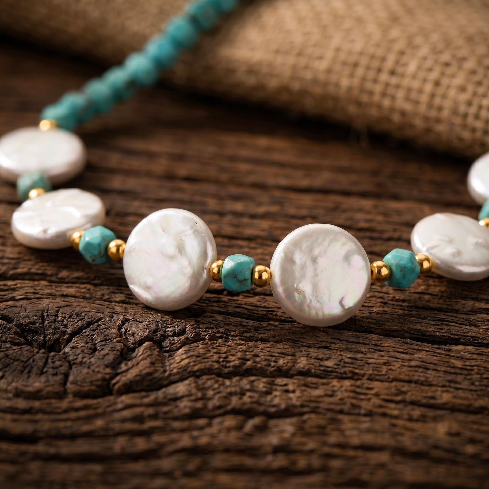 Lagoon Pearlescent Necklace