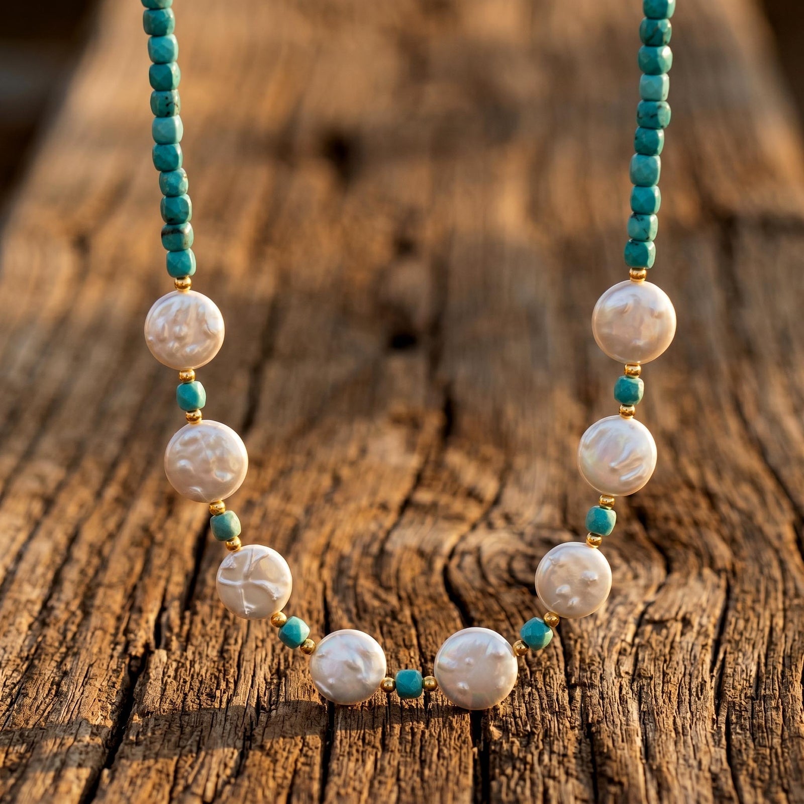 Lagoon Pearlescent Necklace